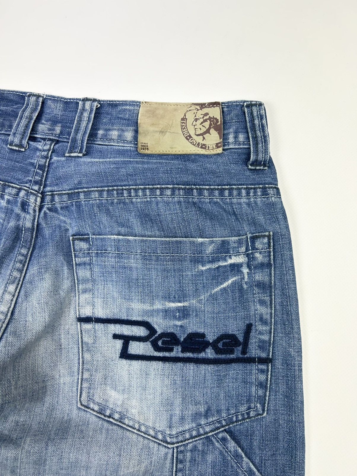 Carhartt × Diesel × JNCO rare Diesel vintage denim workwear shorts y2k Size US 32 / EU 48 - 7 Thumbnail