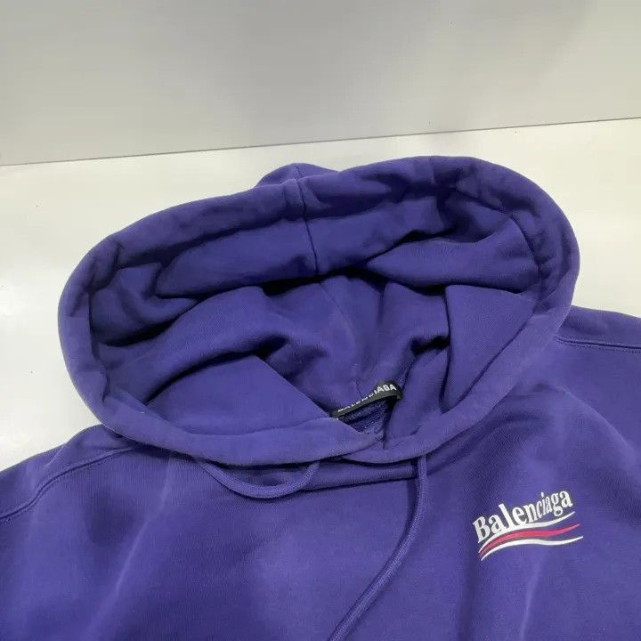 Balenciaga Balenciaga Balenciaga Logo Print Hooded Sweatshirt for Men Size US M / EU 48-50 / 2 - 4 Thumbnail