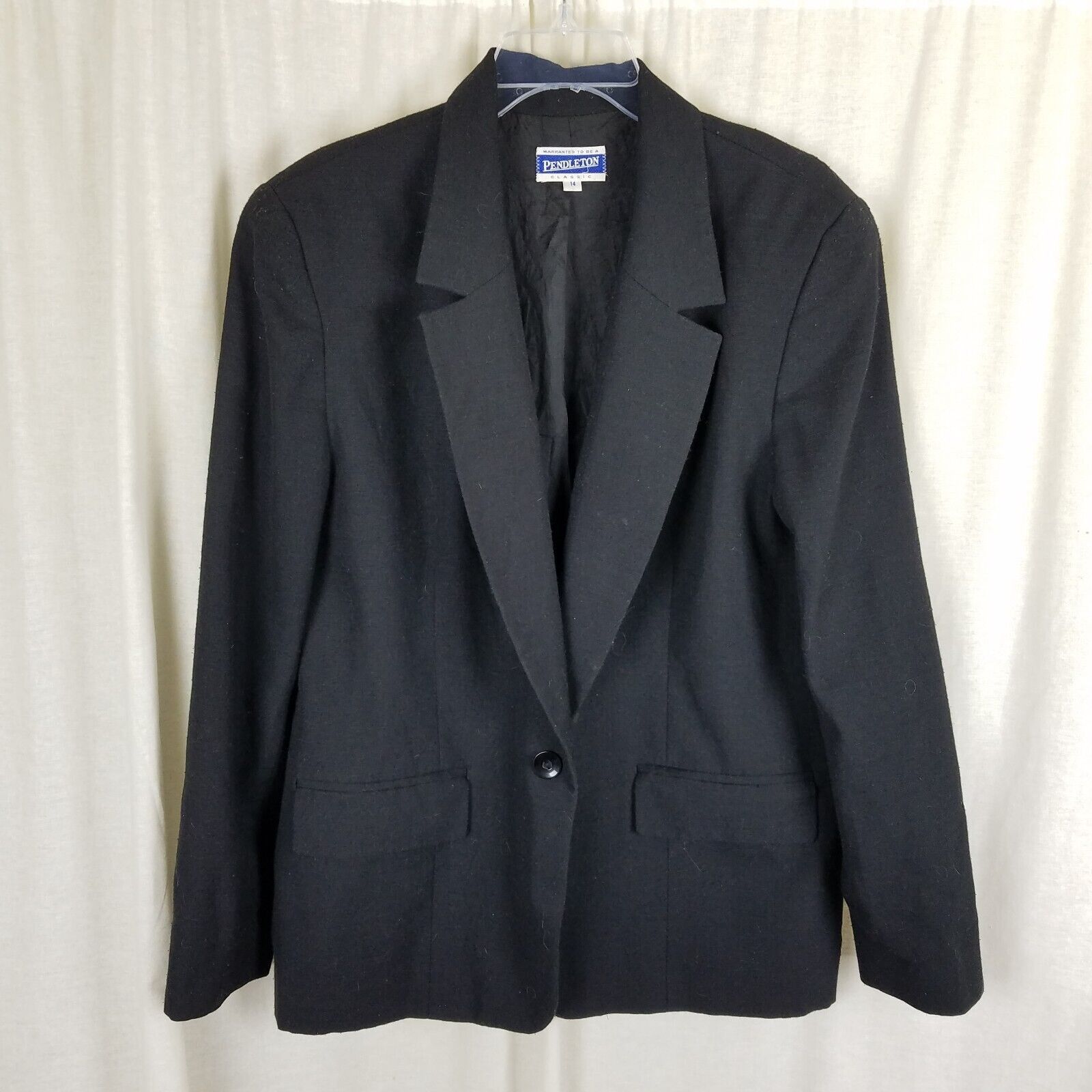 Pendleton Vtg Pendleton Classic Worsted Wool Tailored Blazer Jacket 14 Size XL / US 12-14 / IT 48-50 - 1 Thumbnail