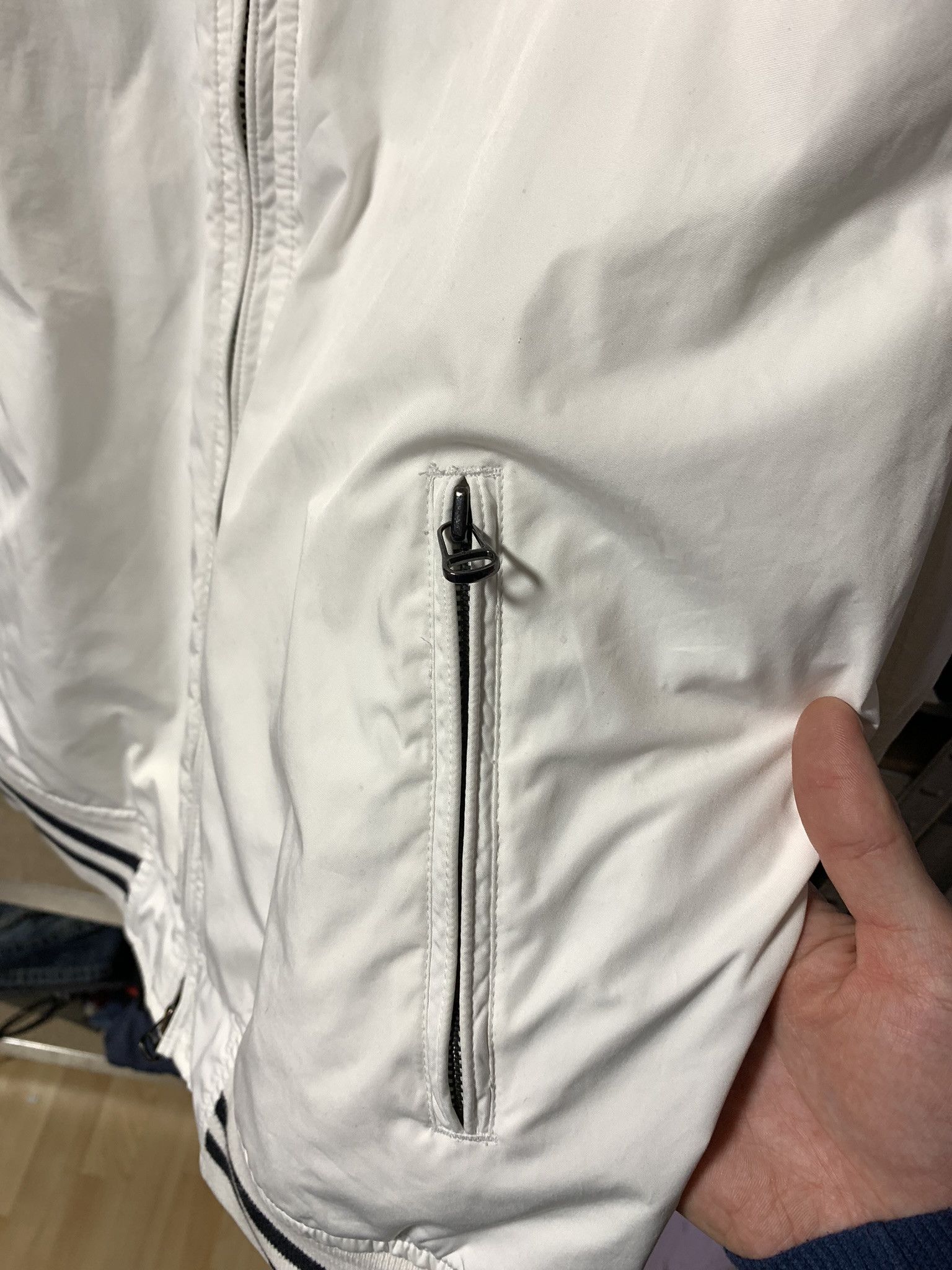 Polo Ralph Lauren Ralph Lauren Men's Windbreaker Bomber Jacket Luxury White L Size US L / EU 52-54 / 3 - 8 Thumbnail