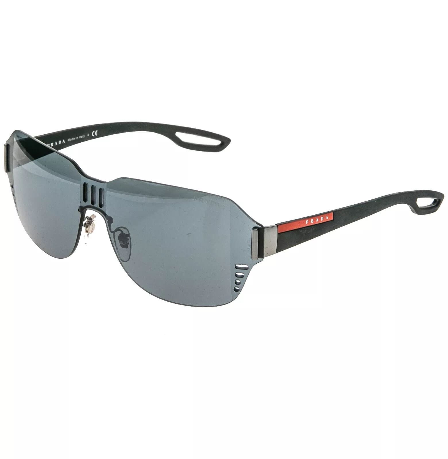 Prada PRADA LINEA ROSSA Sport 05S Rubber Black Mask Mirror PS05SS Size ONE SIZE - 10 Thumbnail