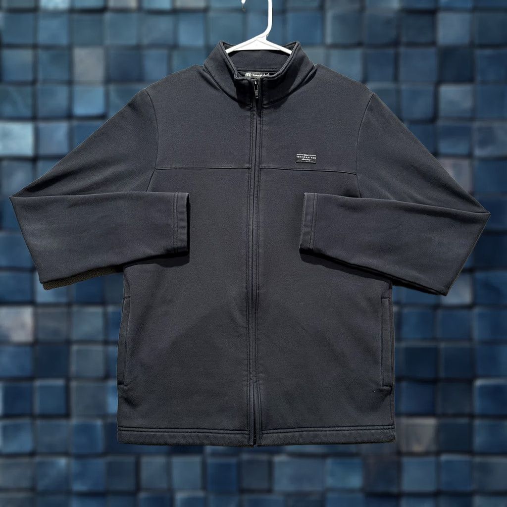 TravisMathew Travis Mathew Sweatshirt Mens Small Blue Full Zip Mock Neck Koozie 2.0 Jacket Size US S / EU 44-46 / 1 - 1 Thumbnail