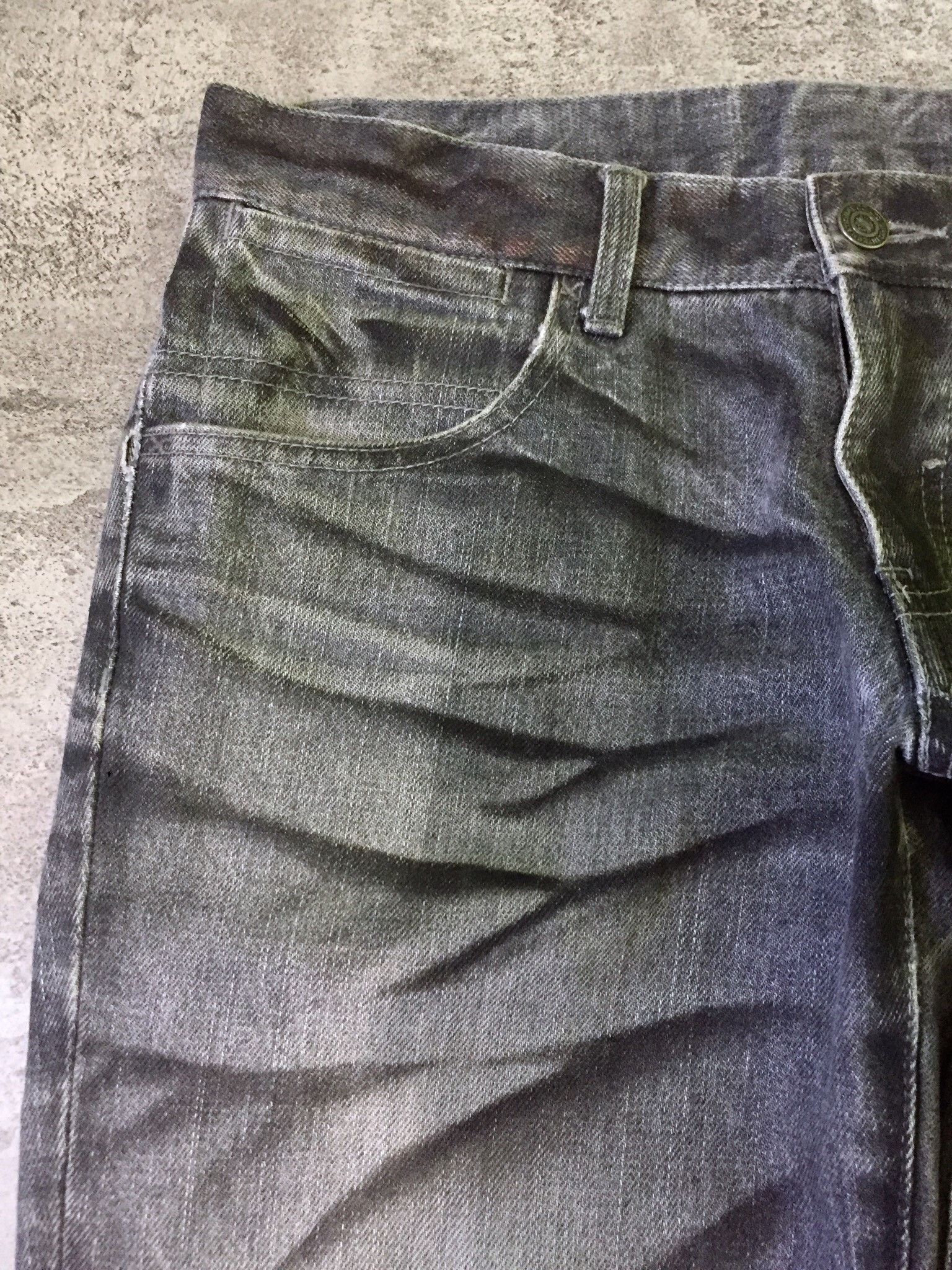 Tornado Mart Tornado Mart Faded Distressed Flare Denim Pants Size US 31 - 3 Thumbnail
