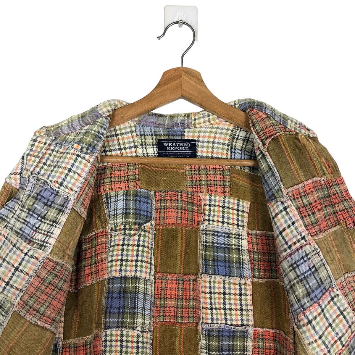 Flannel 🔥90’s Vintage Flannel Jacket Weather Report Tartan Design Size US M / EU 48-50 / 2 - 11 Thumbnail