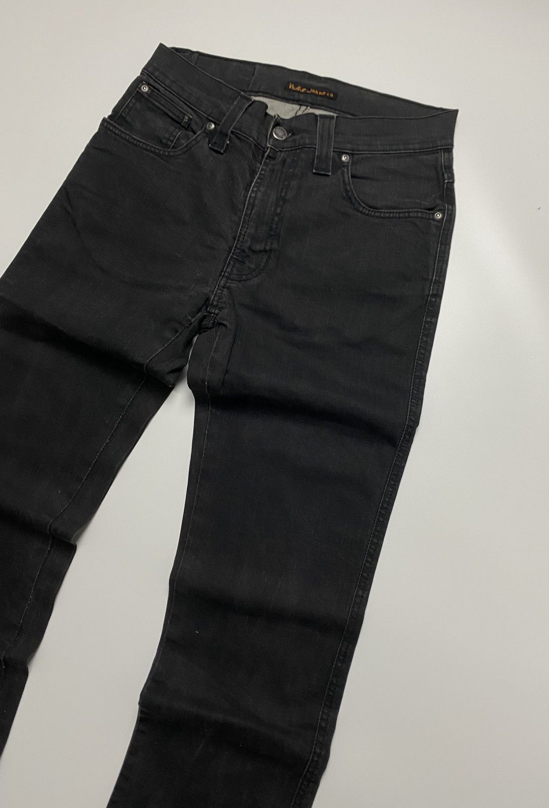 Nudie Jeans Vintage 2001 Nudie Jeans Slim Jim Dry Black Coated Size US 31 - 2 Thumbnail
