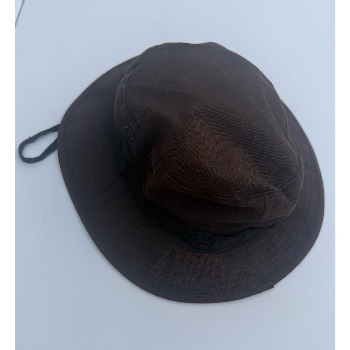 Other Brown Hat with Strap Size 7 1/2 Size ONE SIZE - 5 Thumbnail