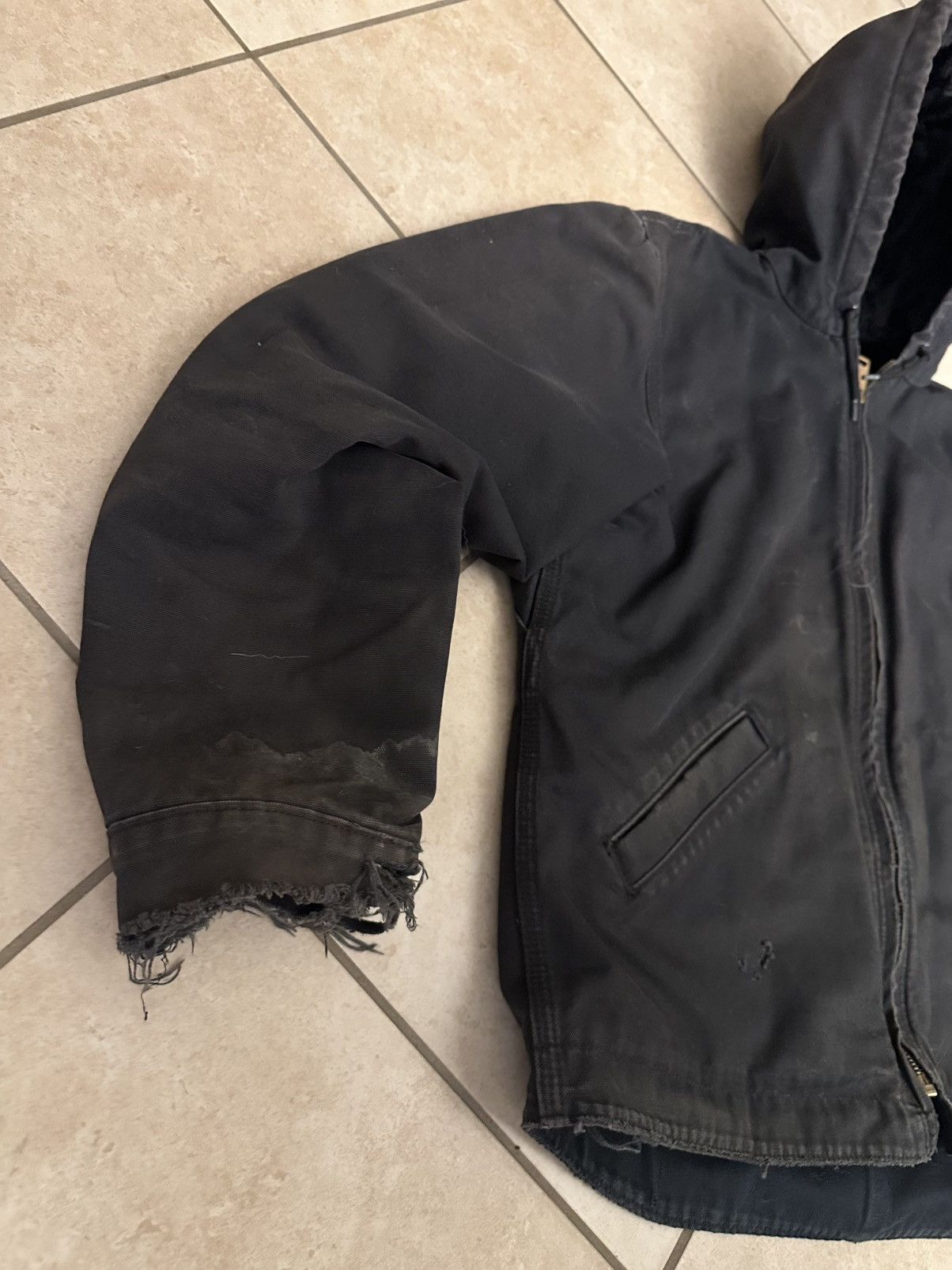 Carhartt Vintage Carhartt J130 Black Active Jacket - Medium Size US M / EU 48-50 / 2 - 2 Thumbnail