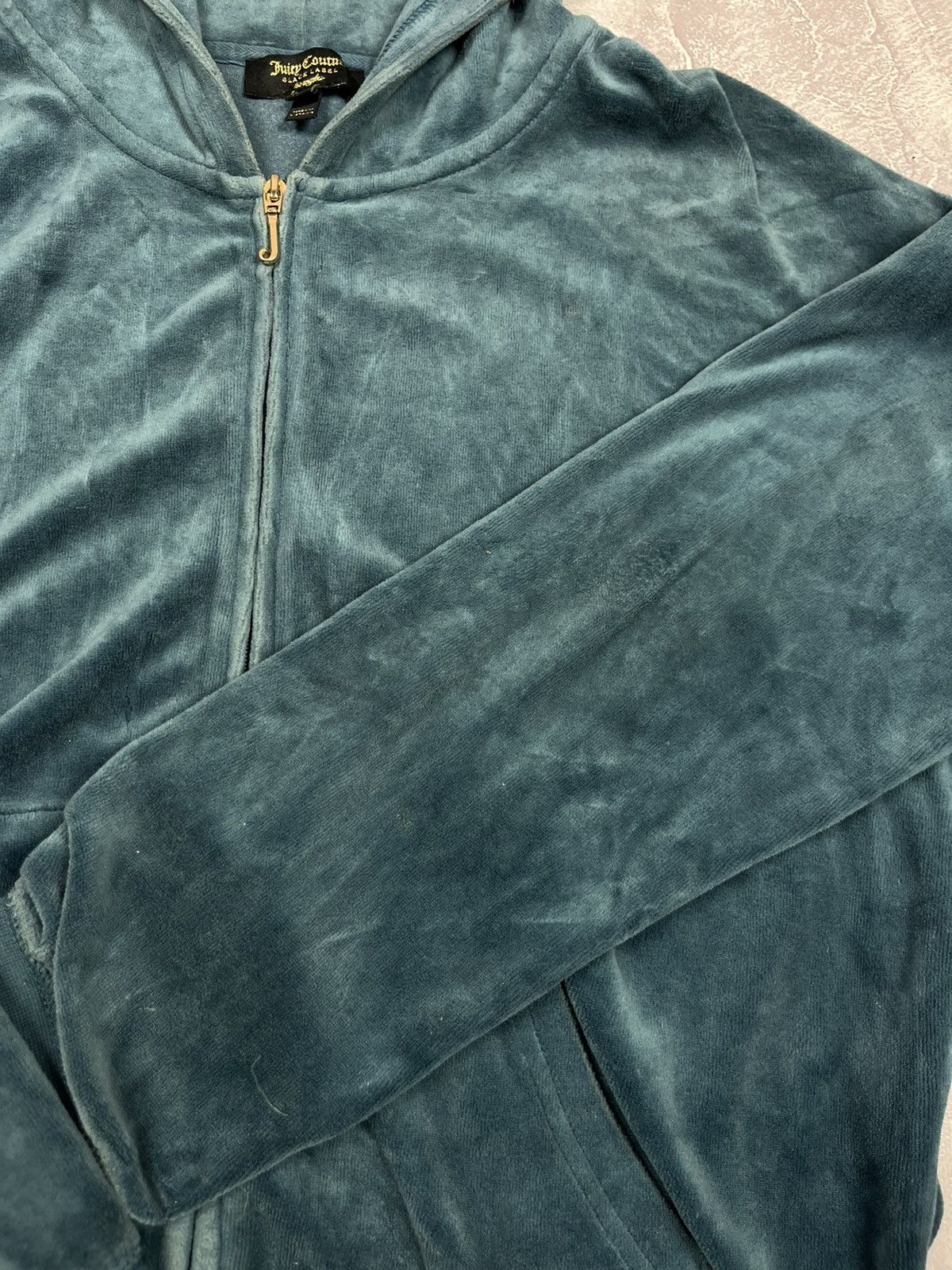 Juicy Couture Jeans Juicy Couture Zip Hoodie Green Big Logo On Back size M Size US M / EU 48-50 / 2 - 5 Thumbnail