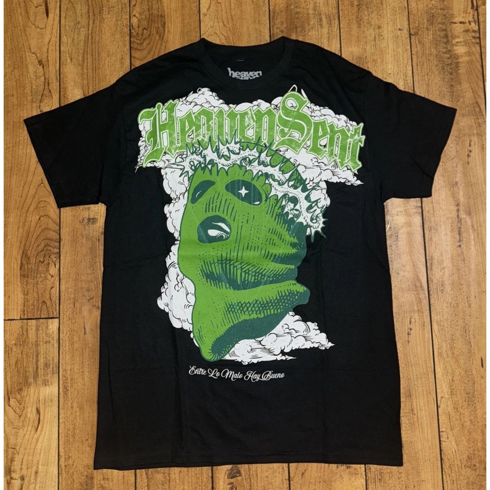 Hypebeast Heaven Sent Clothing Brand T-Shirt Black S 19x28 Streetwear Size US S / EU 44-46 / 1 - 1 Thumbnail