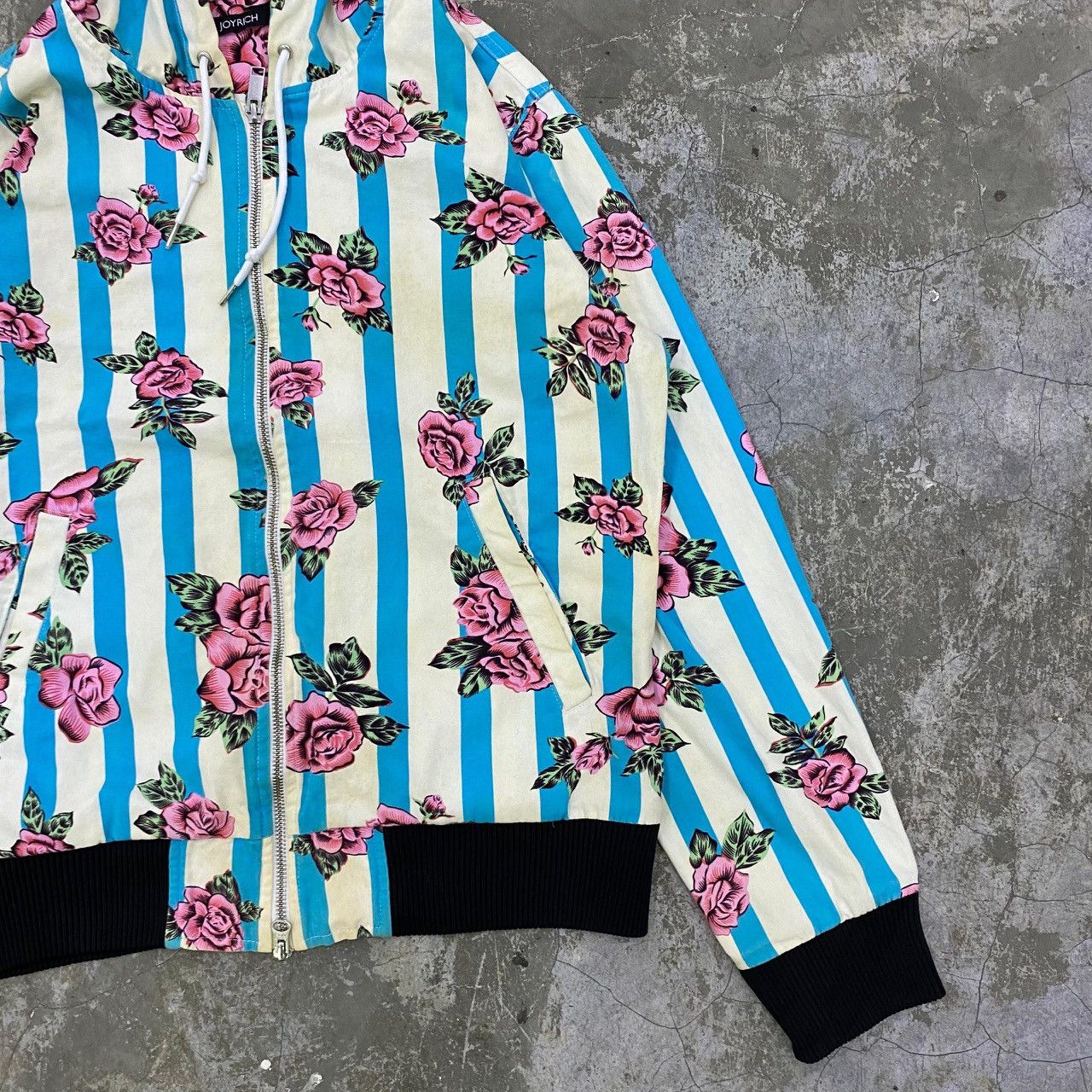 Joyrich Joyrich LA Tokyo Stripe Floral Hoodie Jacket Size US L / EU 52-54 / 3 - 5 Thumbnail