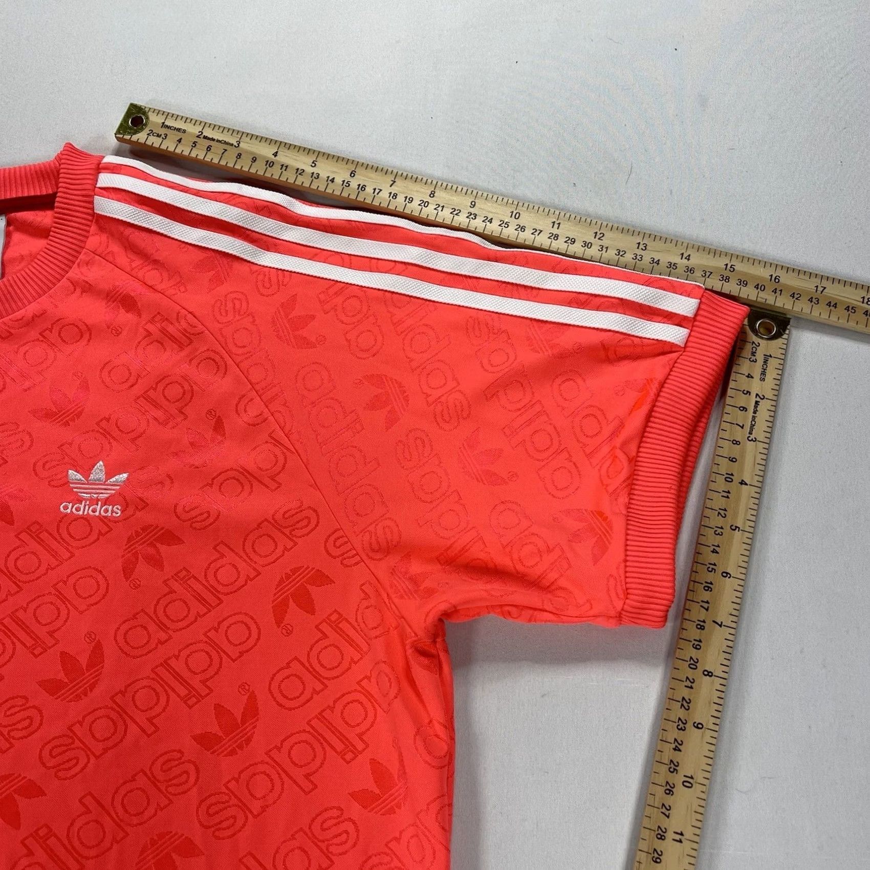 Adidas Adidas Originals Mono Jersey T-Shirt 3-Stripes AOP ED7039 Flash Red XL Men’s Shirt Size US XL / EU 56 / 4 - 5 Thumbnail