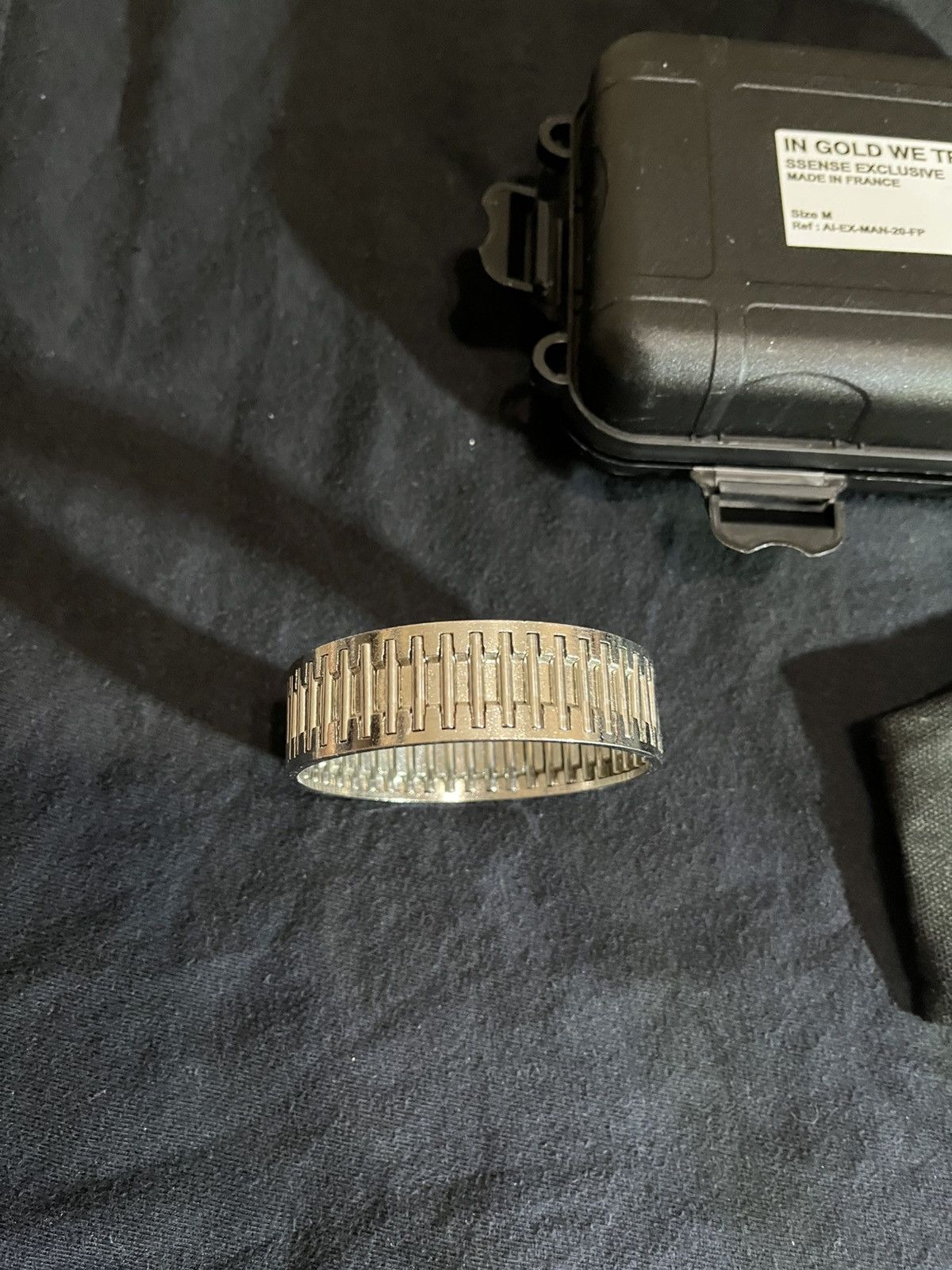 IN GOLD WE TRUST PARIS In Gold We Trust Paris Silver Stainless Steel Cuff Bracelet Size ONE SIZE - 3 Thumbnail