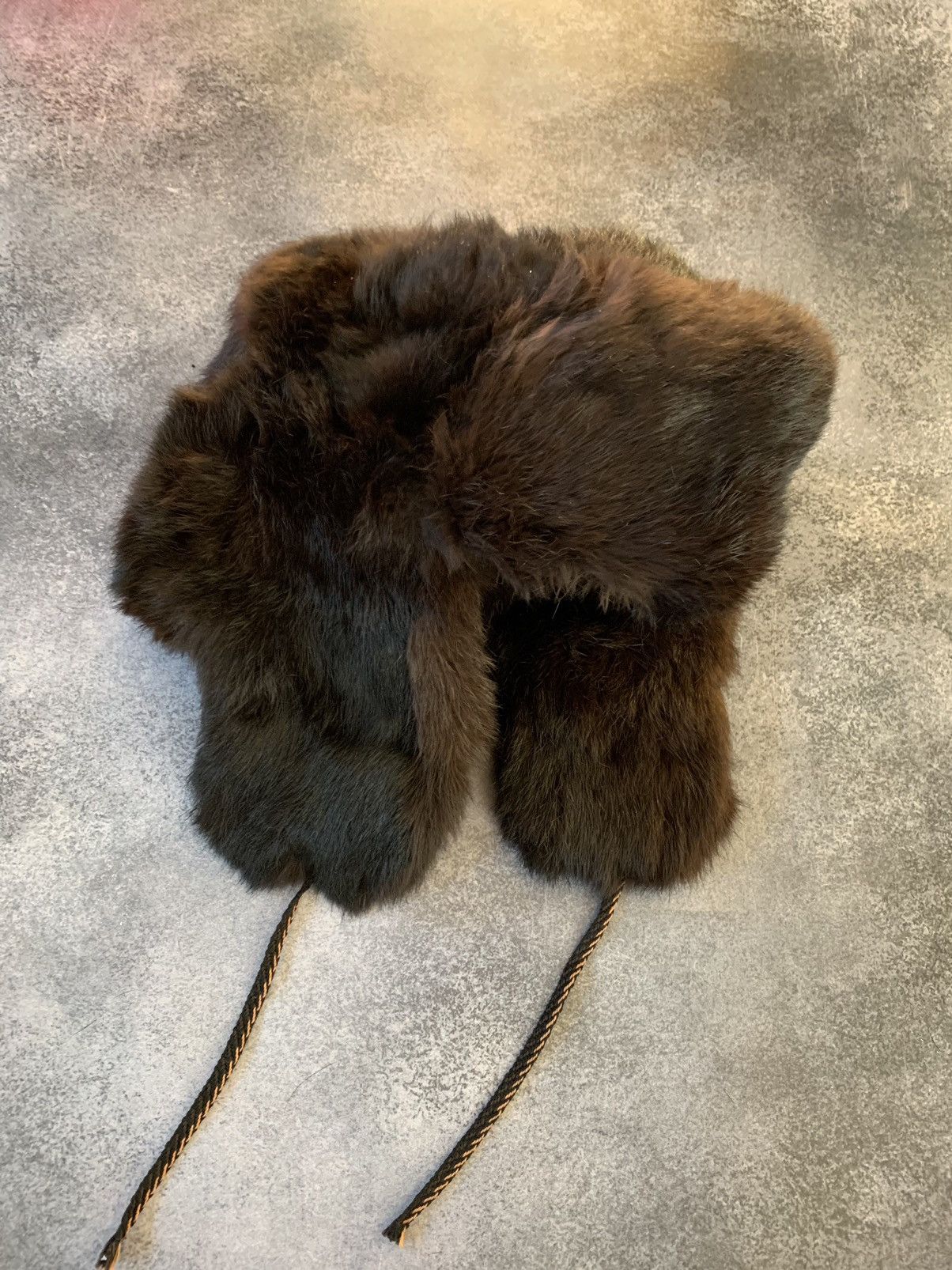 Vintage Vintage 90s Alt Ushanka Fuzzy Trapper Fur Winter Hat Size ONE SIZE - 4 Thumbnail