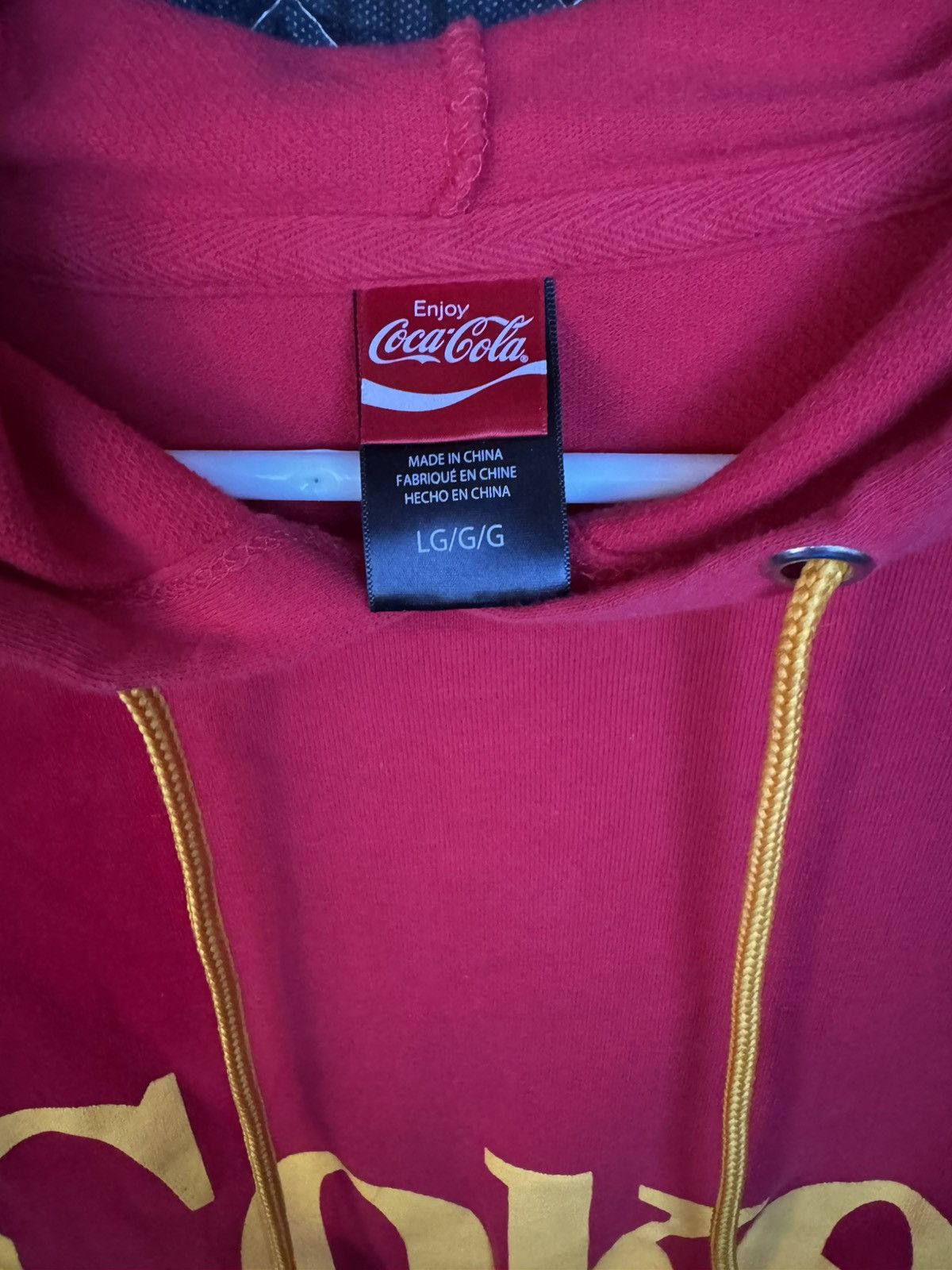 Coca Cola Coke Graphic Cropped Hoodie Size L Size L / US 10 / IT 46 - 2 Thumbnail