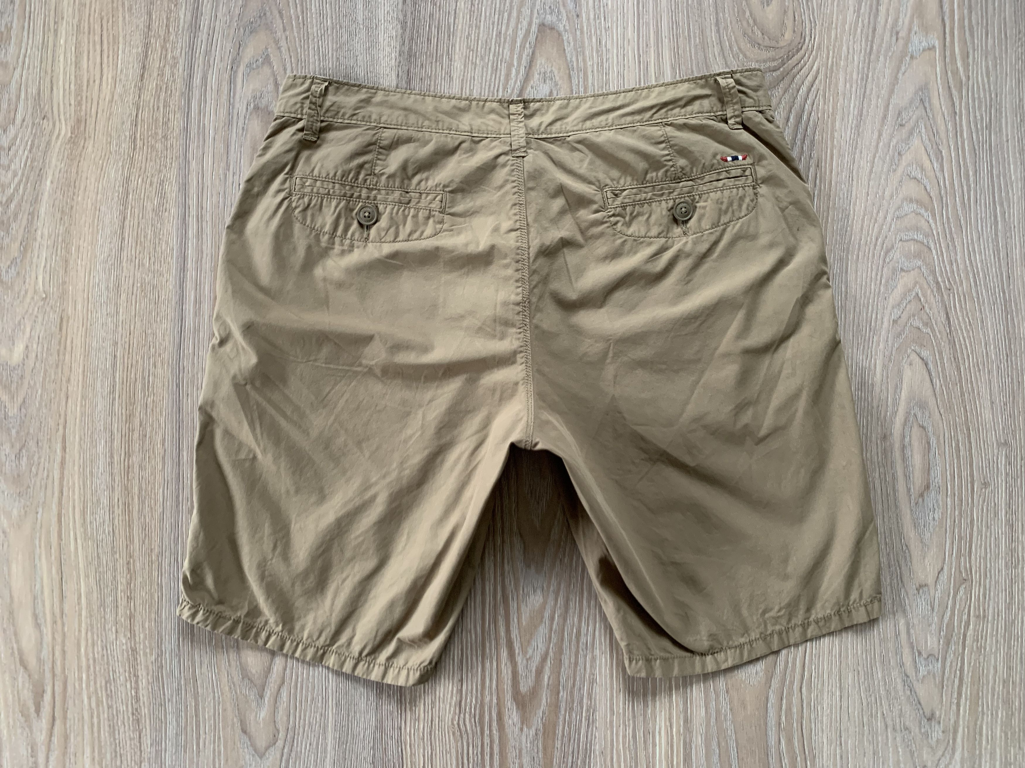 Napapijri Napapijri Cotton Basic Khaki Casual Shorts Size US 34 / EU 50 - 3 Thumbnail