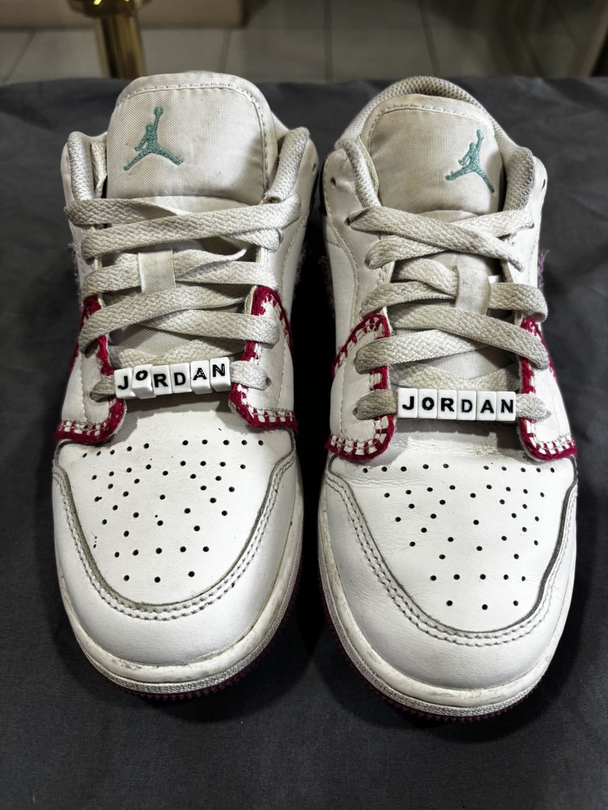 Nike Air Jordan 1 Low SE “Knit” Size US 4.5 / IT 34.5 - 1 Thumbnail