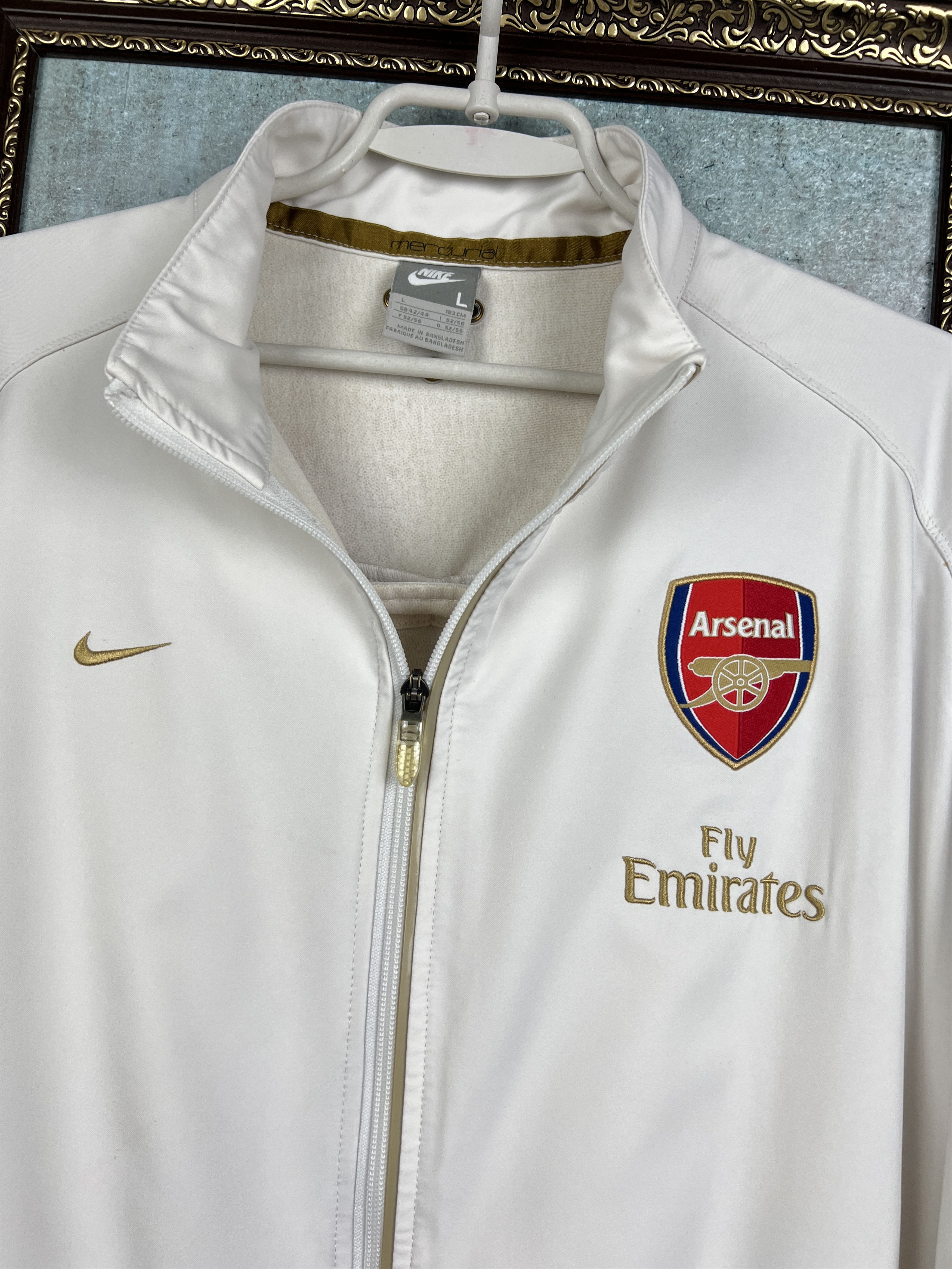 Nike Vintage Arsenal Football Jacket Soccer Track Top Gunners Size US L / EU 52-54 / 3 - 3 Thumbnail