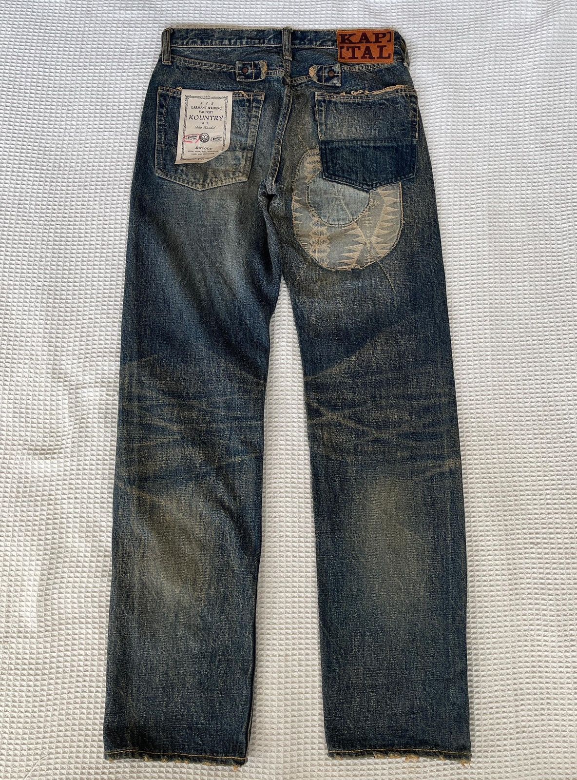 Kapital Kountry LastDrop🔥Rare🔥Kapital Kountry By Blue Handed Patchwork Jeans Size US 30 / EU 46 - 3 Thumbnail