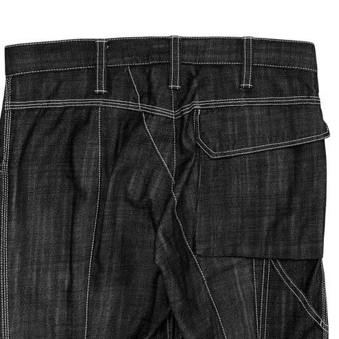 Jil Sander Jil Sander Contrast Stitch Carpenter Raw Denim Pants - AW07 Size US 28 / EU 44 - 6 Thumbnail