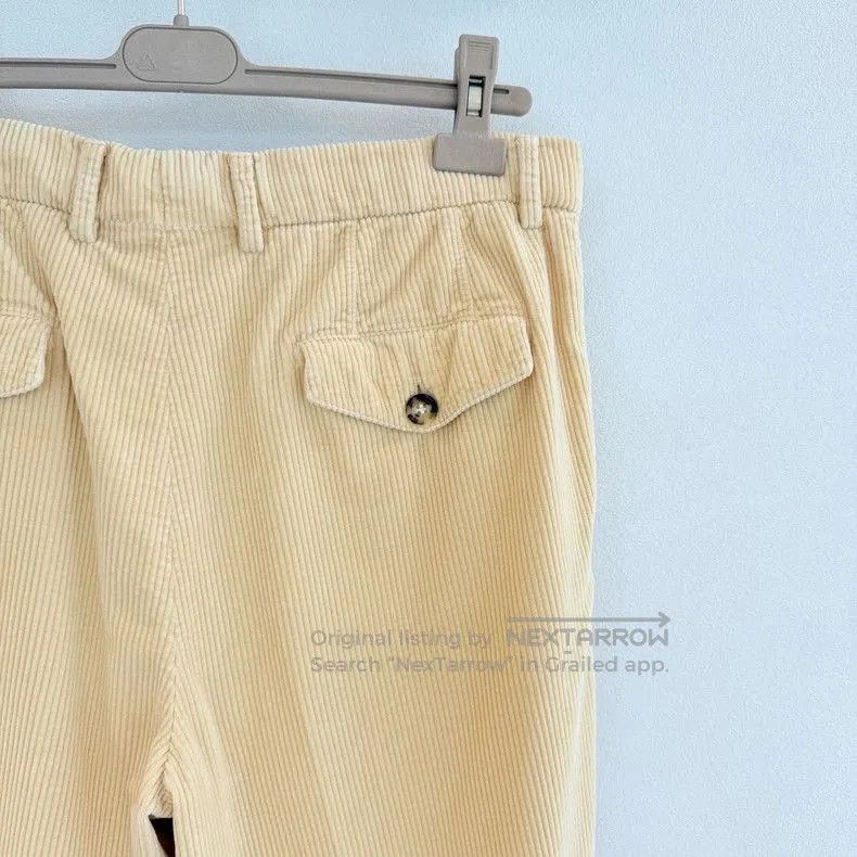 Brunello Cucinelli Brunello Cucinelli Corduroy Casual Pants. Size US 34 / EU 50 - 3 Thumbnail