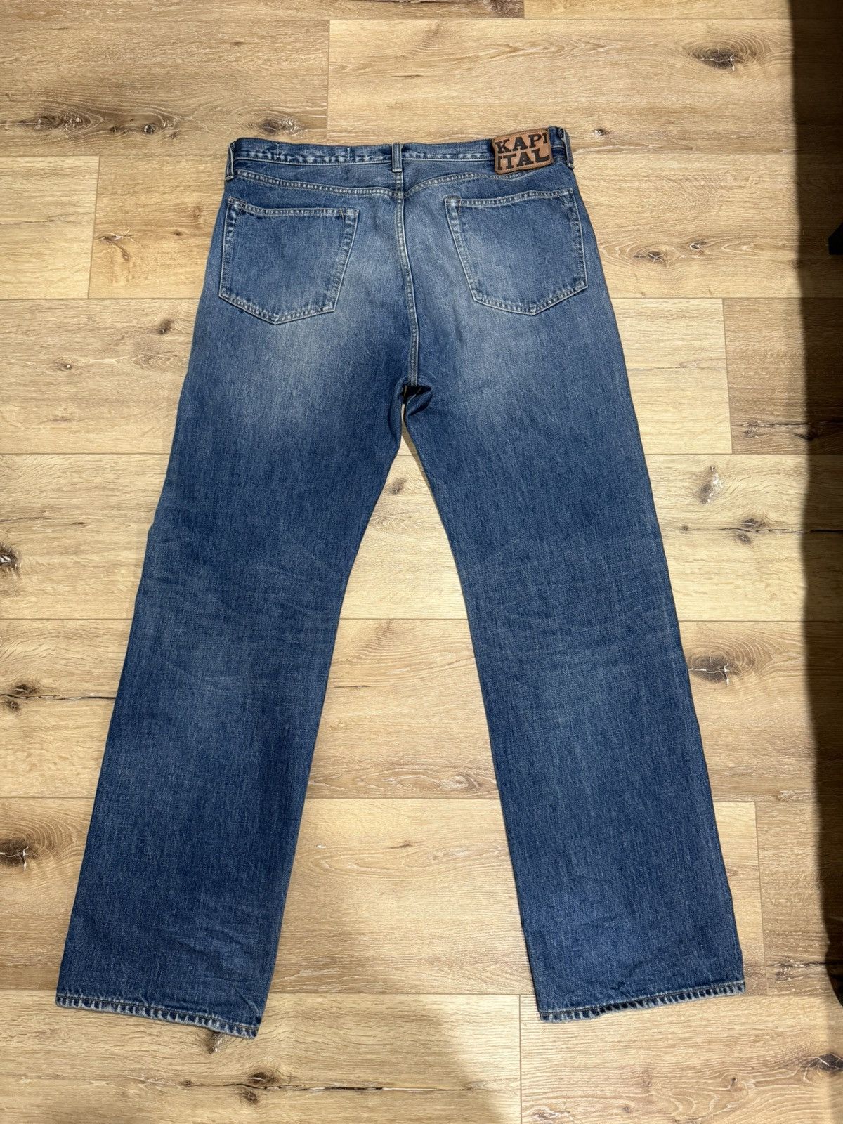 Kapital Kapital Zimbabwe Straight-Leg Jeans Size US 38 / EU 54 - 2 Thumbnail