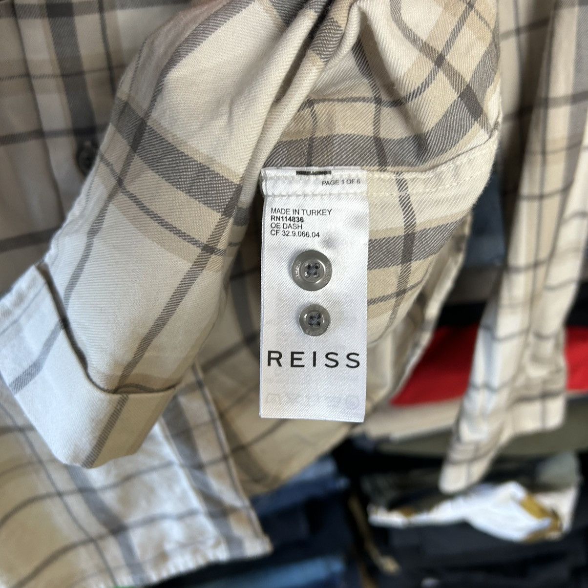 Reiss Designer Reiss Basic Streetwear button up shirt size M Size US M / EU 48-50 / 2 - 7 Thumbnail