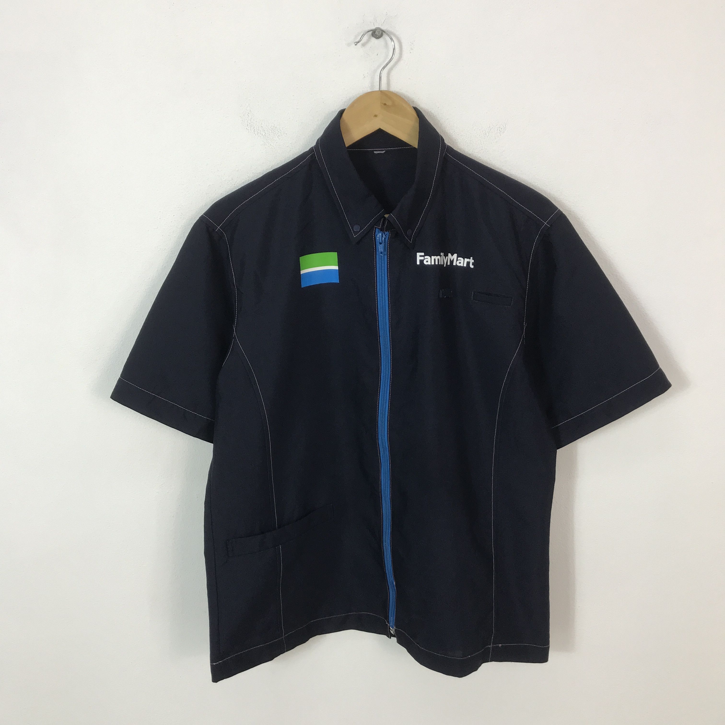 Japanese Brand family mart Japan uniform shirt jacket K64B18 Size US M / EU 48-50 / 2 - 2 Thumbnail