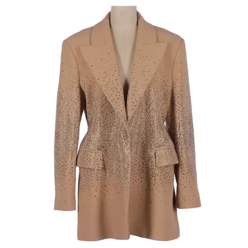 Ermanno Scervino ERMANNO SCERVINO Authentic Heavy Crystal Blazer 42 Size M / US 6-8 / IT 42-44 - 1 Thumbnail