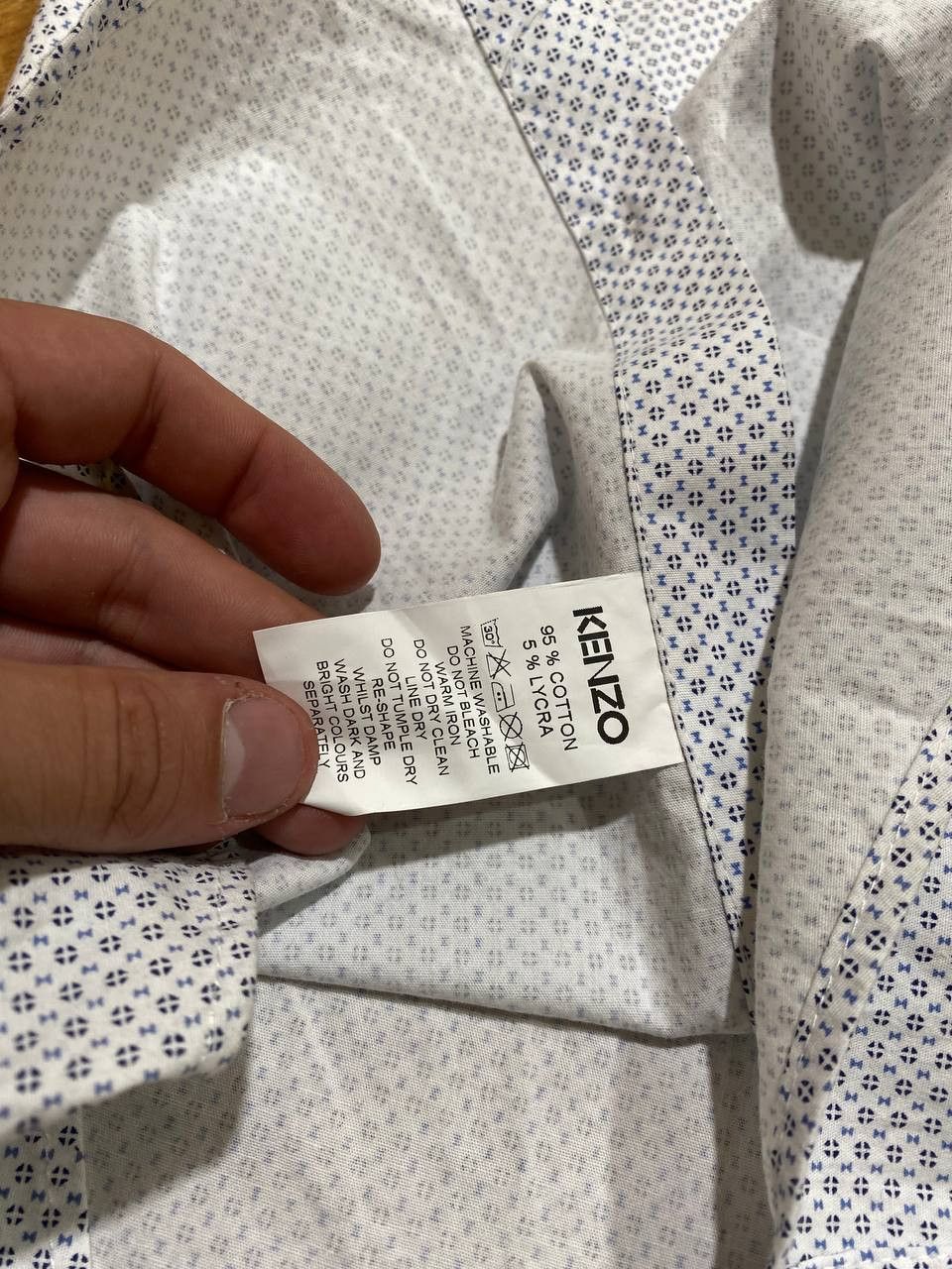 Kenzo Vintage Shirt Kenzo white print Y2K luxury streetwear Size US XL / EU 56 / 4 - 4 Thumbnail