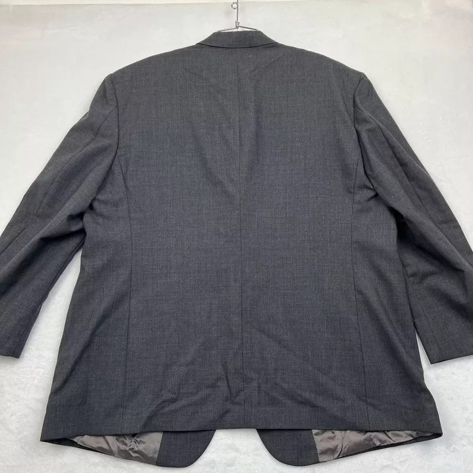 Brooks Brooks Stretch Blazer Suit Men 50R Gray 3 Buttons 100% Wool Size 50R - 2 Thumbnail