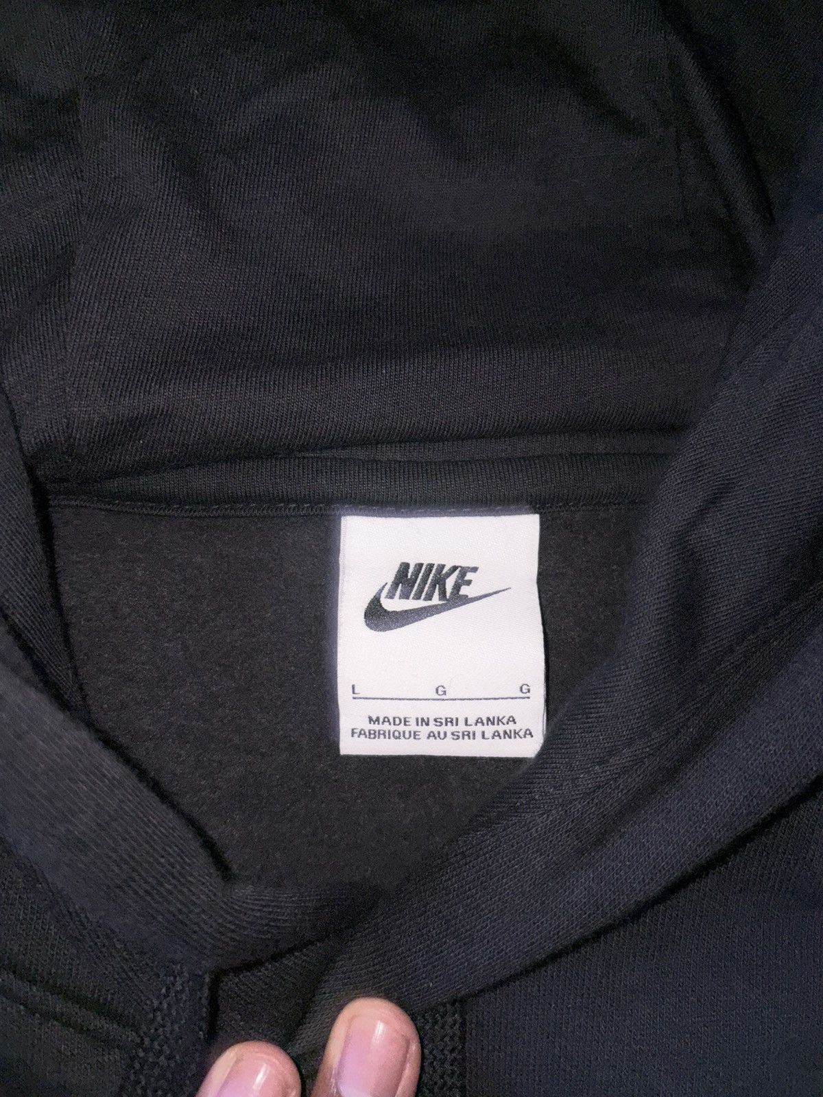 Nike Nike Fleece Pullover Hoodie Size US L / EU 52-54 / 3 - 3 Thumbnail