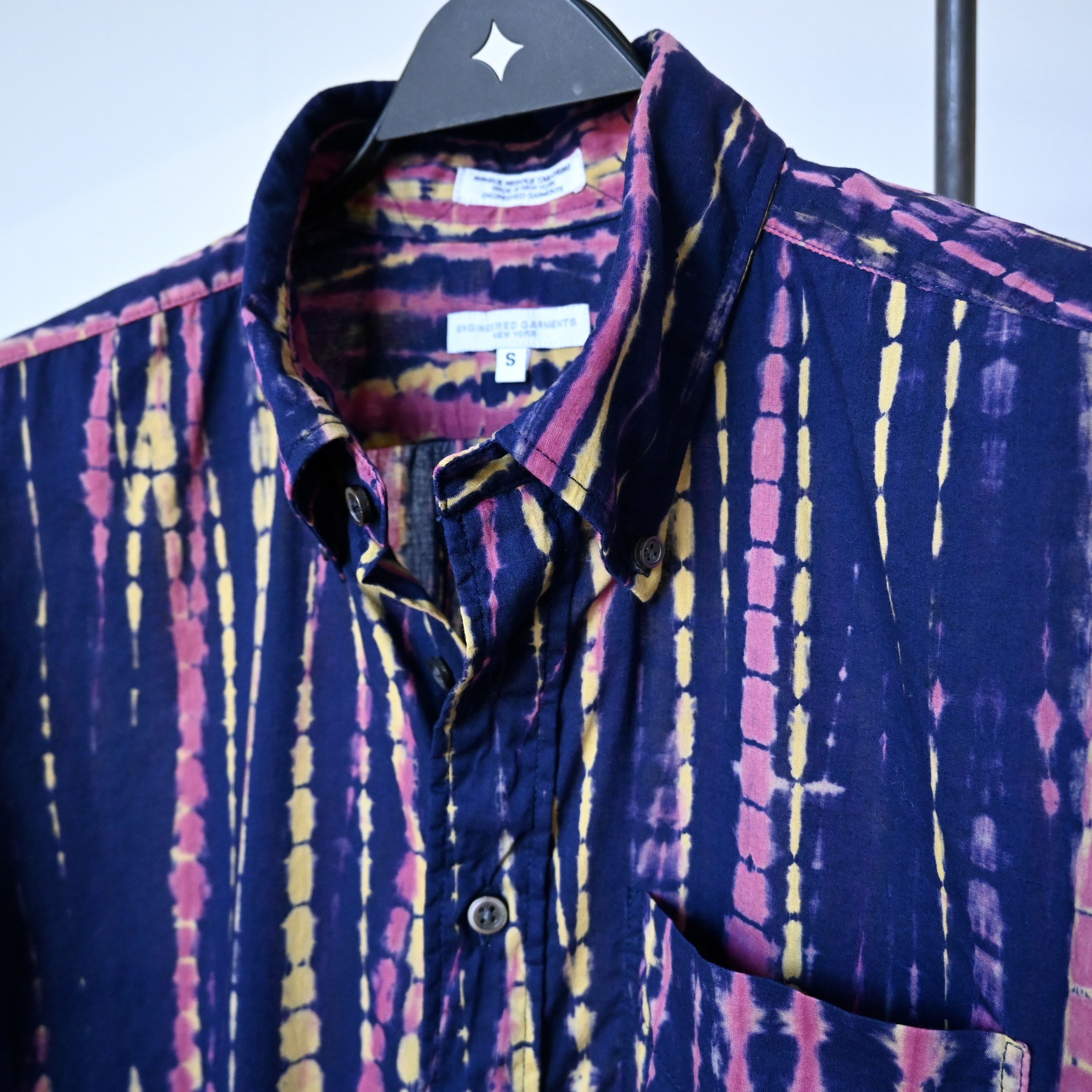 Engineered Garments Engineered Garments "19th Century Shirt" Lawn batik stripe Size US S / EU 44-46 / 1 - 10 Thumbnail