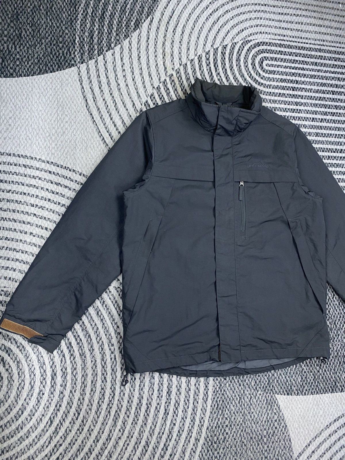 Eddie Bauer Vintage Eddie Bauer Casual Grey Zipper Jacket Size US L / EU 52-54 / 3 - 3 Thumbnail