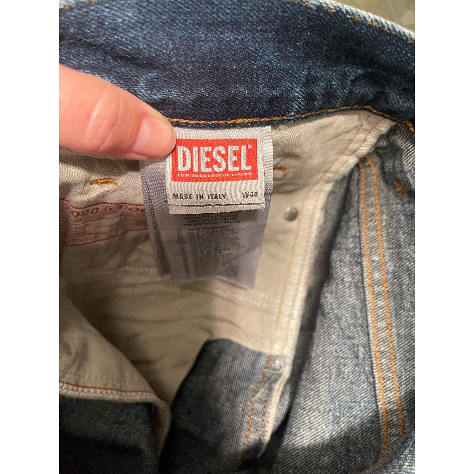 Diesel Diesel Men’s D-Viker L.32 Trouser Jeans NWT 40W 32L Size US 40 / EU 56 - 7 Thumbnail