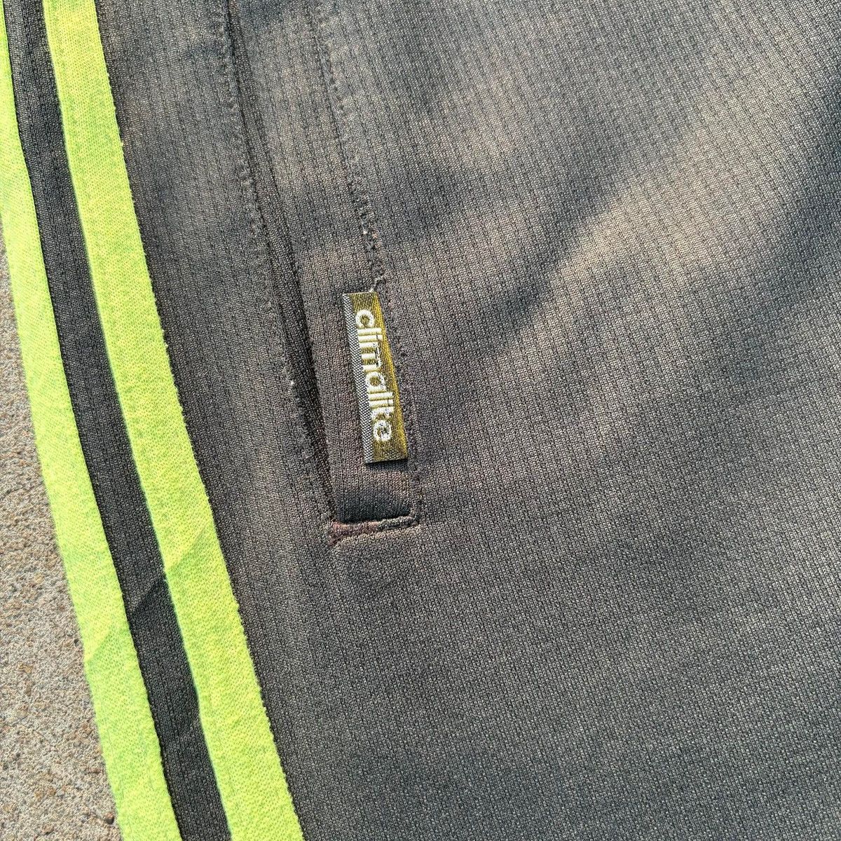 Adidas ❌SOLD❌Adidas Grey Track Pants Neon Stripe Size US 32 / EU 48 - 4 Thumbnail