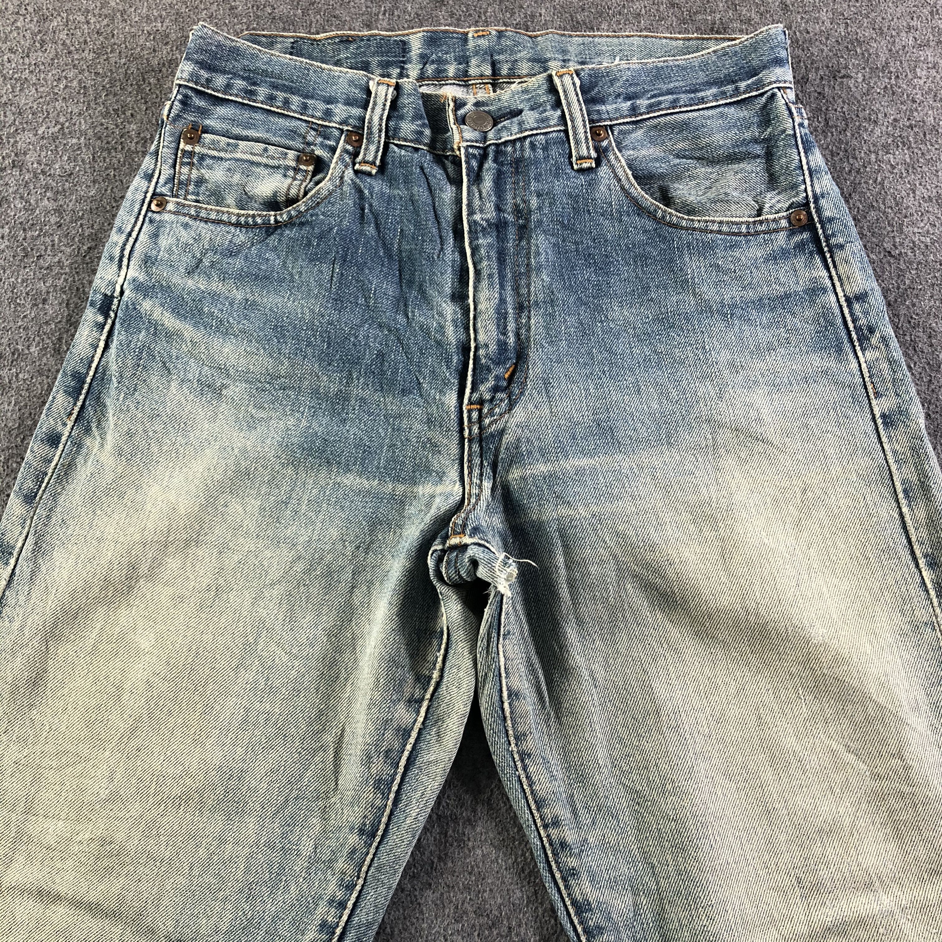 Levi's Vintage 90s Blue Wash Levis 502 Jeans-J3770 Size US 29 - 3 Thumbnail