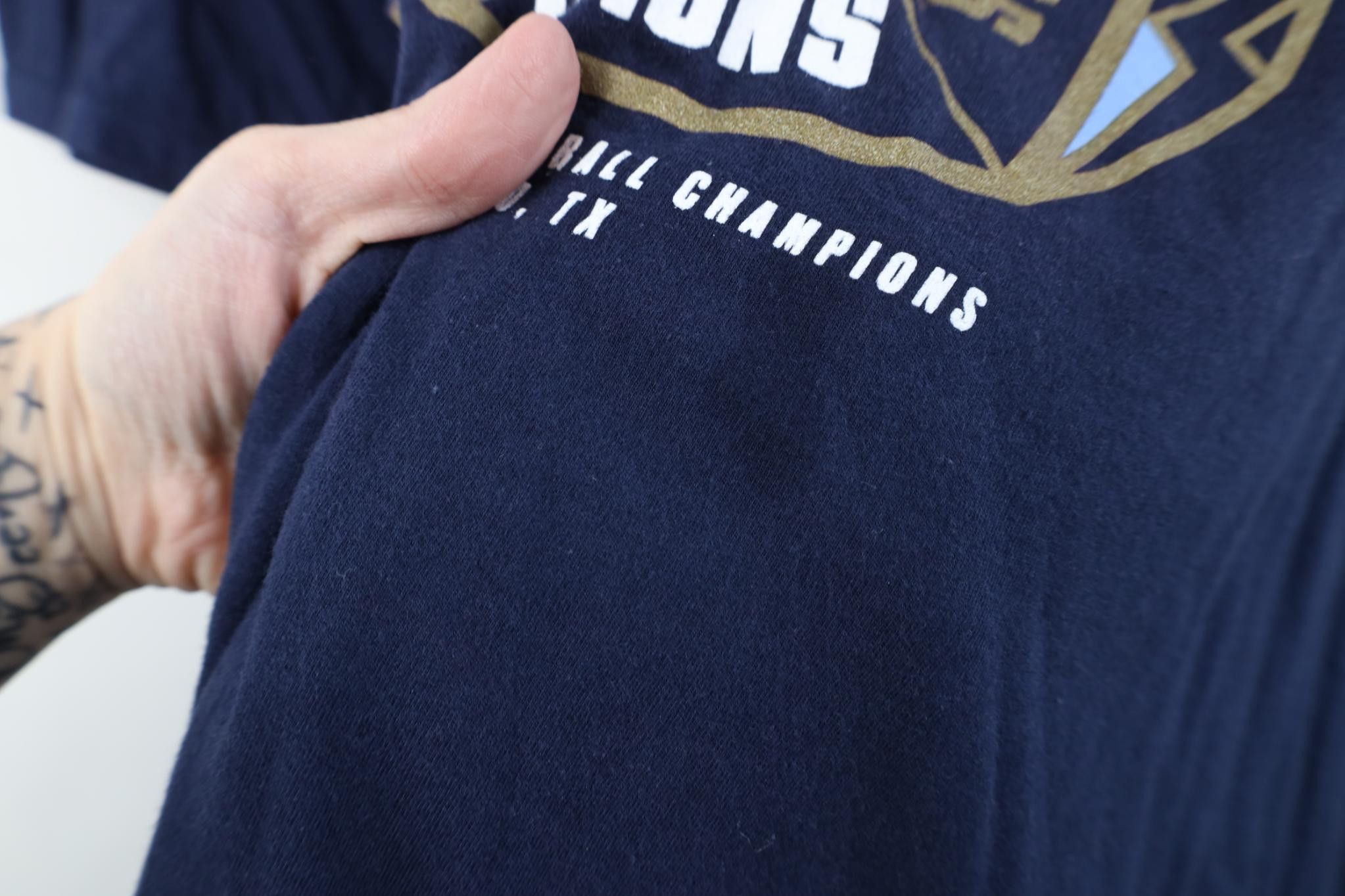 Nike Nike 2018 National Champs Villanova University Ring T-Shirt Size US XXL / EU 58 / 5 - 7 Thumbnail