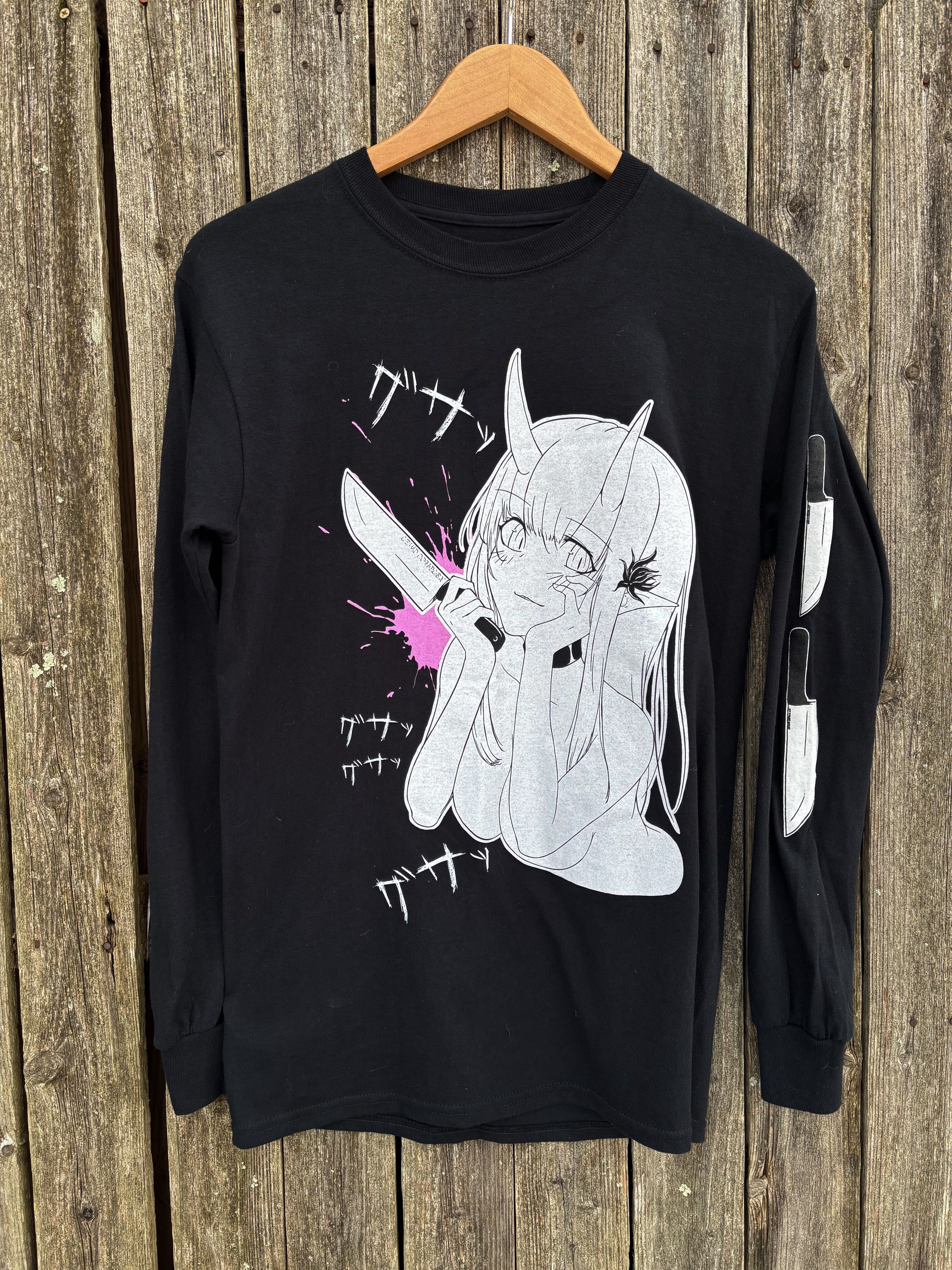 Japanese Brand LEWD COMPLEX ANIME KNIFE GIRL Size S / US 4 / IT 40 - 2 Thumbnail