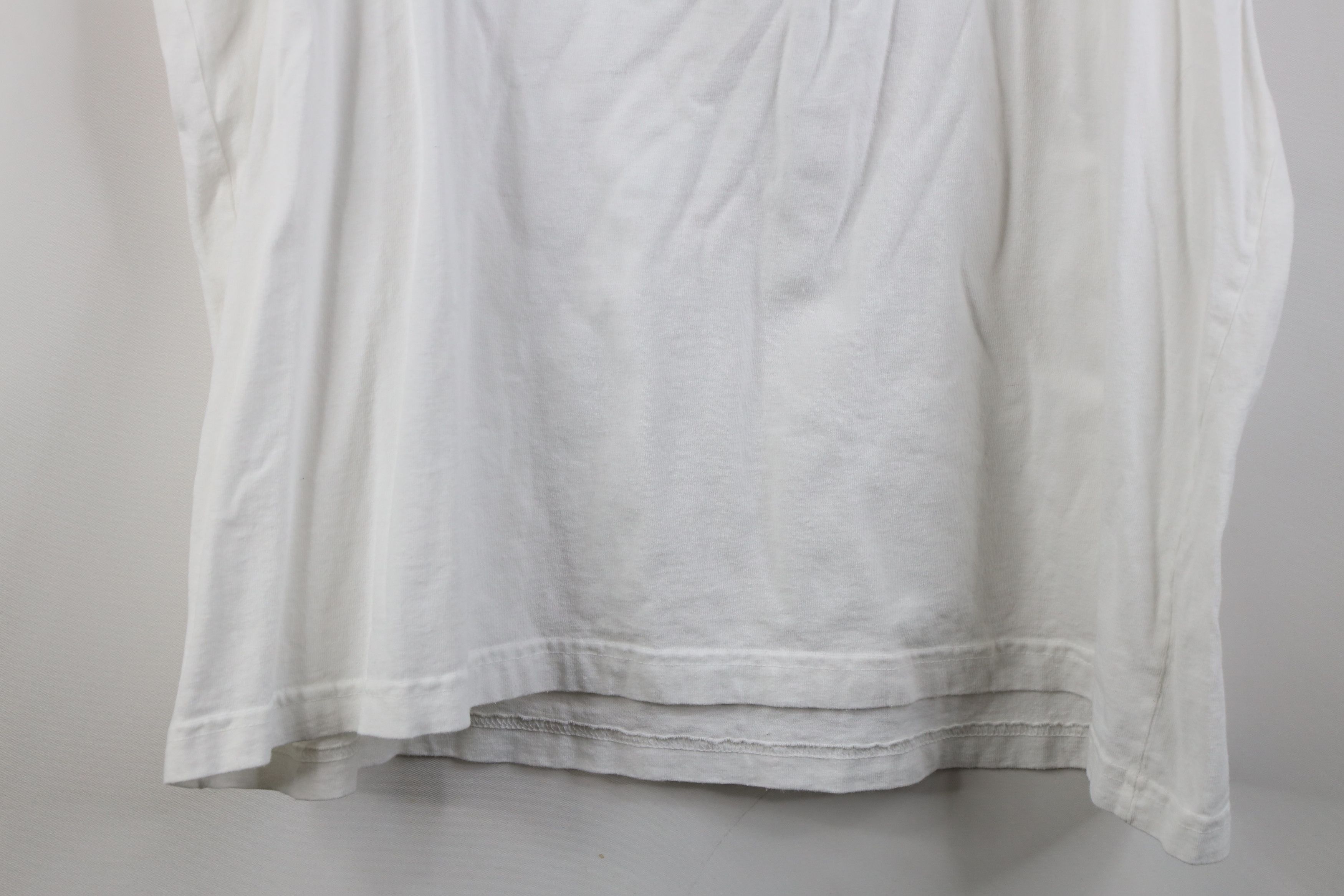 Vintage Vintage 90s Streetwear Cotton Tank Top T-Shirt White USA Size US XXL / EU 58 / 5 - 9 Thumbnail