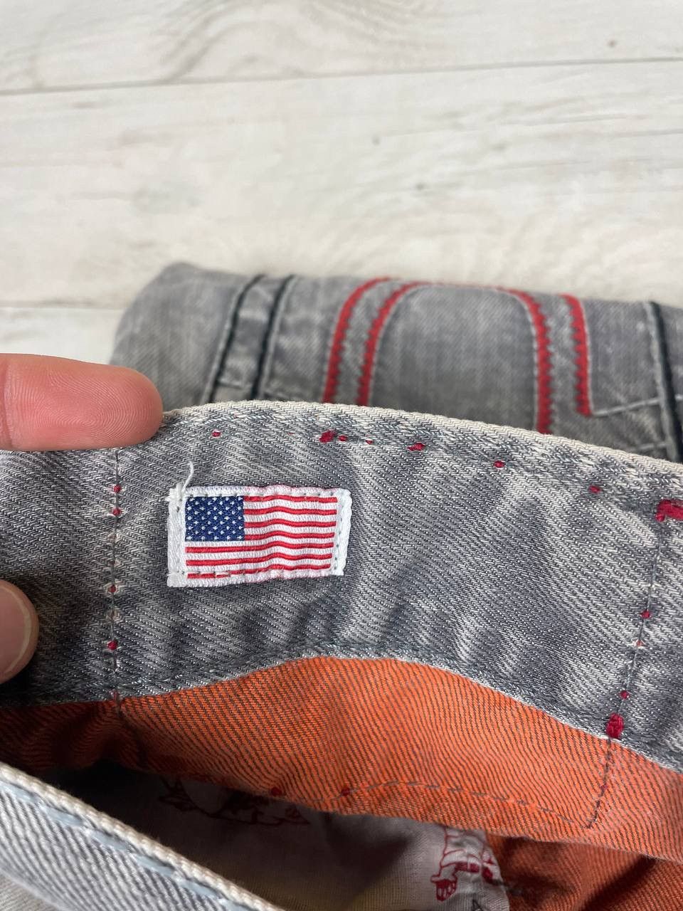 Japanese Brand Vintage True Religion Jackson Denim Jeans Y2K 90s Baggy Size US 34 / EU 50 - 13 Thumbnail