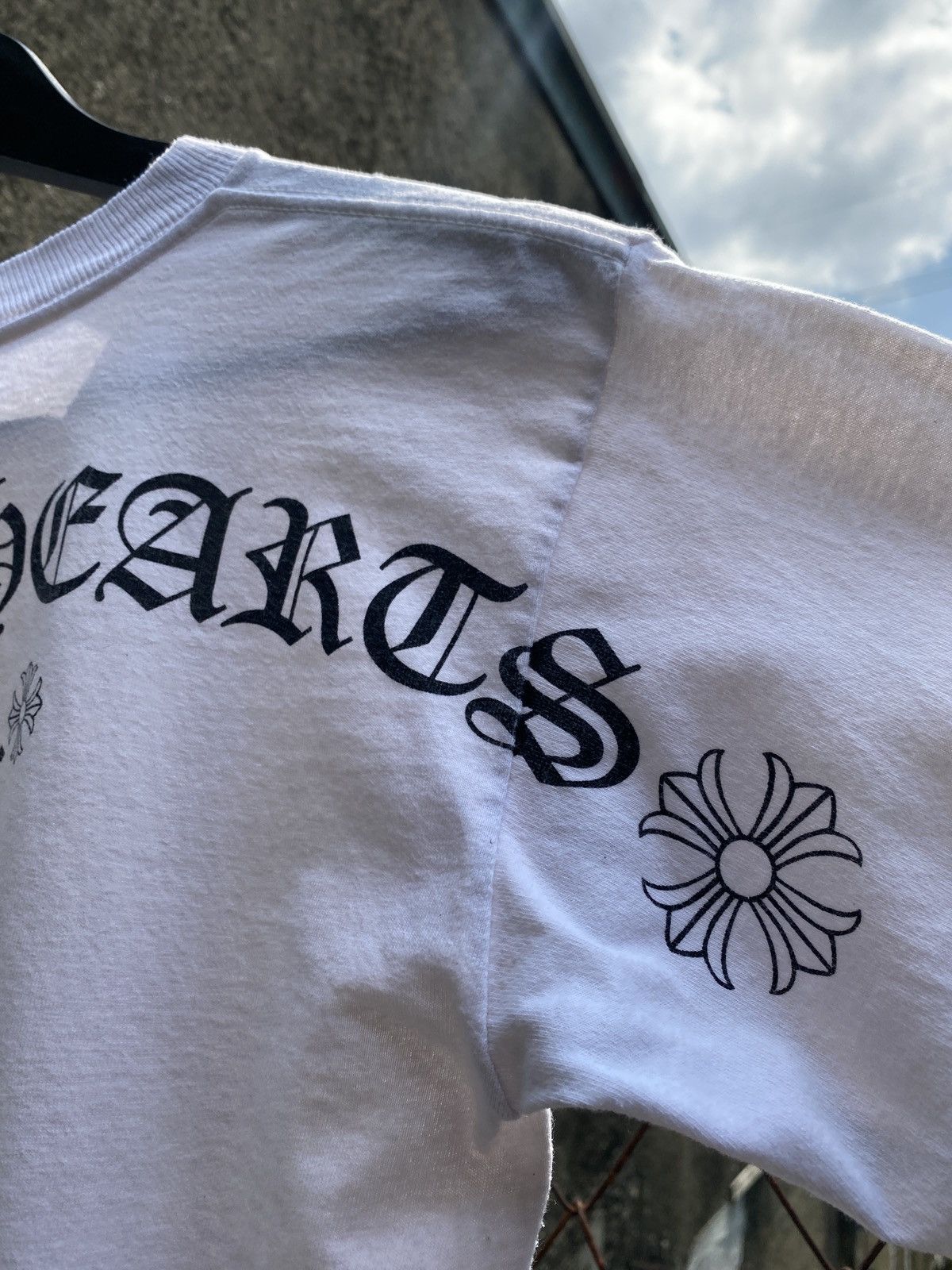 Chrome Hearts 2000s VINTAGE CHROME HEARTS USA SCRIPT CROSSES LONG SLEEVES Size US S / EU 44-46 / 1 - 7 Thumbnail