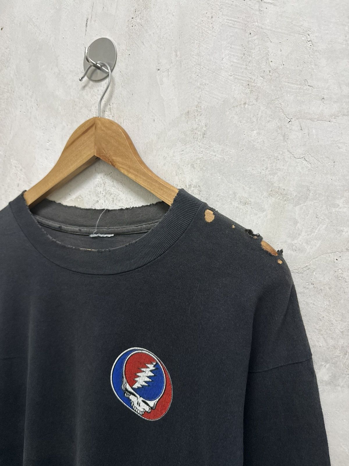 Band Tees Vintage 90s Distressed Grateful Dead Hour Thrash Band Tees Size US M / EU 48-50 / 2 - 3 Thumbnail