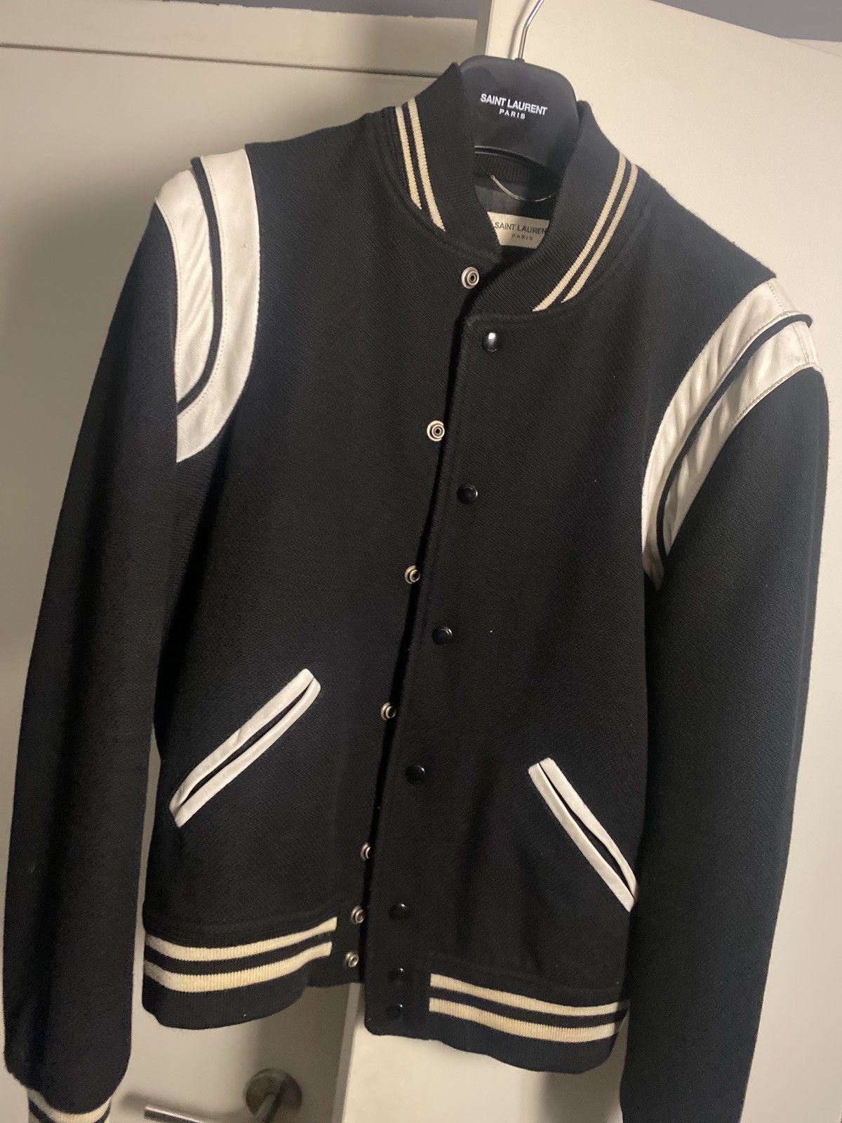 Saint Laurent Paris × Yves Saint Laurent Saint Laurent Teddy Jacket Grailed