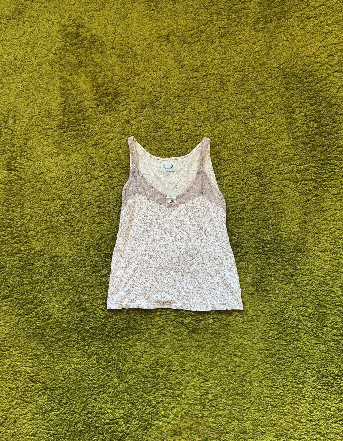 Hysteric Glamour × Vintage + Vive Maria + avant garde floral pattern cami tank top Y2K Size M / US 6-8 / IT 42-44 - 1 Thumbnail