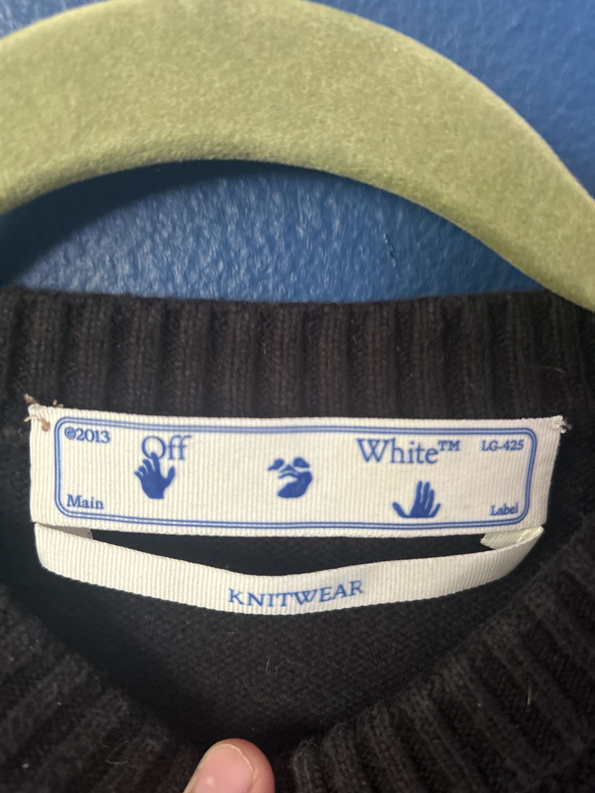 Off-White Off-White Print Logo Sweater Size US M / EU 48-50 / 2 - 3 Thumbnail