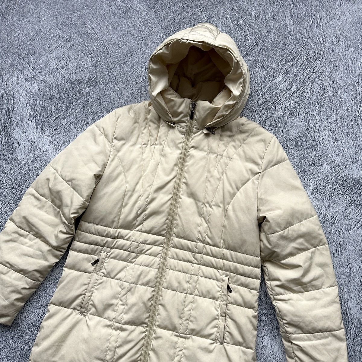 Moncler Women’s Moncler Long Down Quilted Coat with Detachable Hood Size M / US 6-8 / IT 42-44 - 3 Thumbnail