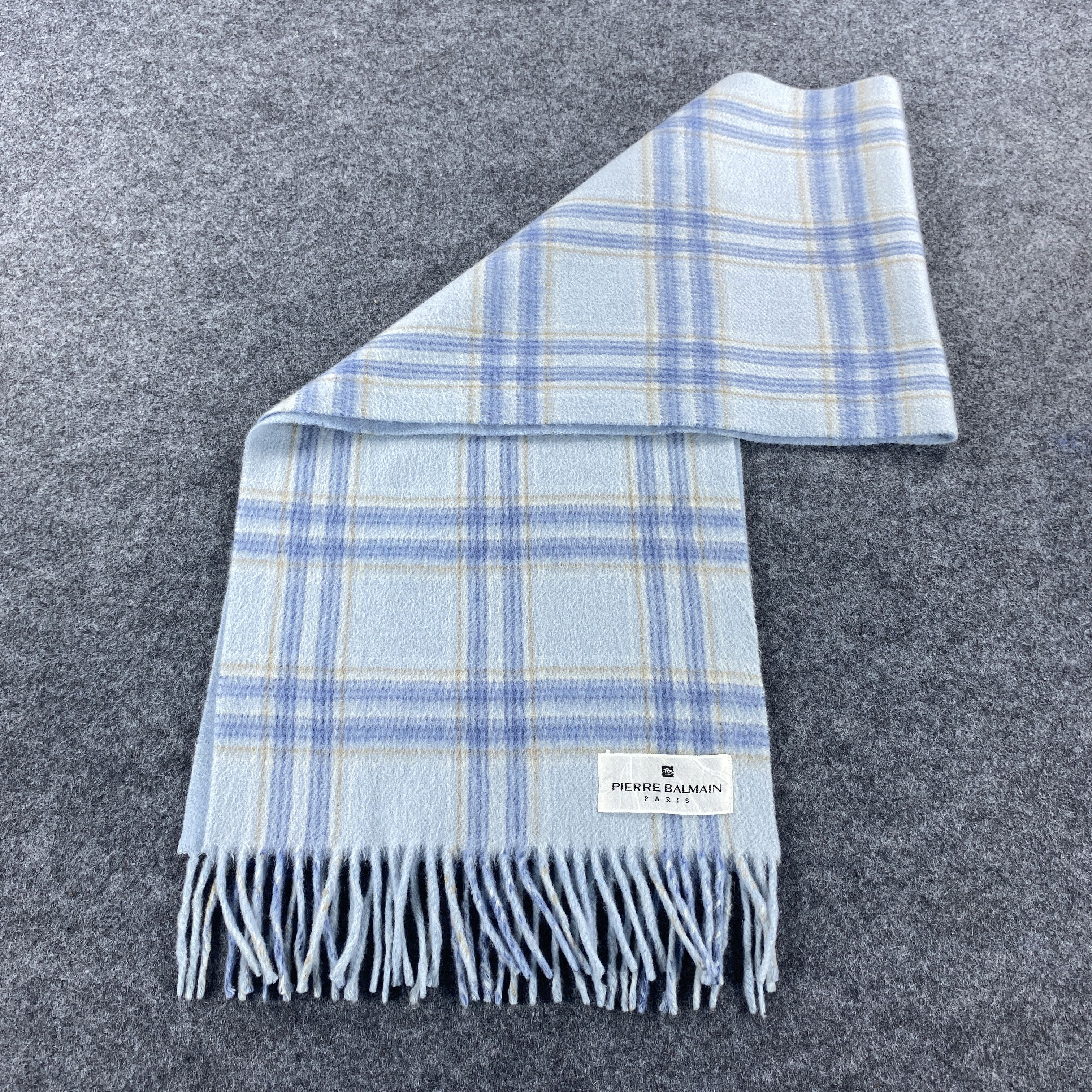 Pierre Balmain × Vintage GF10451 Pierre Balmain Scarf Neck Wear Muffler Size ONE SIZE - 6 Thumbnail