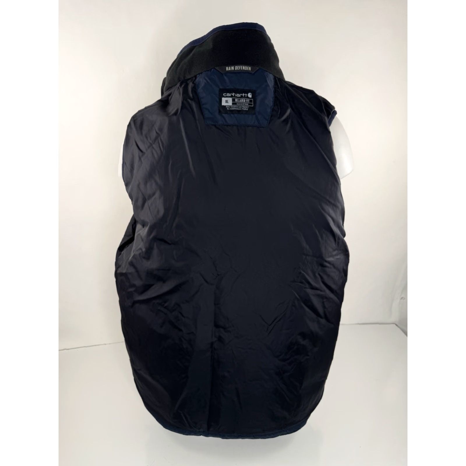 Brooks Brothers VINTAGE CARHARTT Rain Defender Quilted Insulated XL Vest Jacket Mens Blue XL Vest Size US XL / EU 56 / 4 - 4 Thumbnail