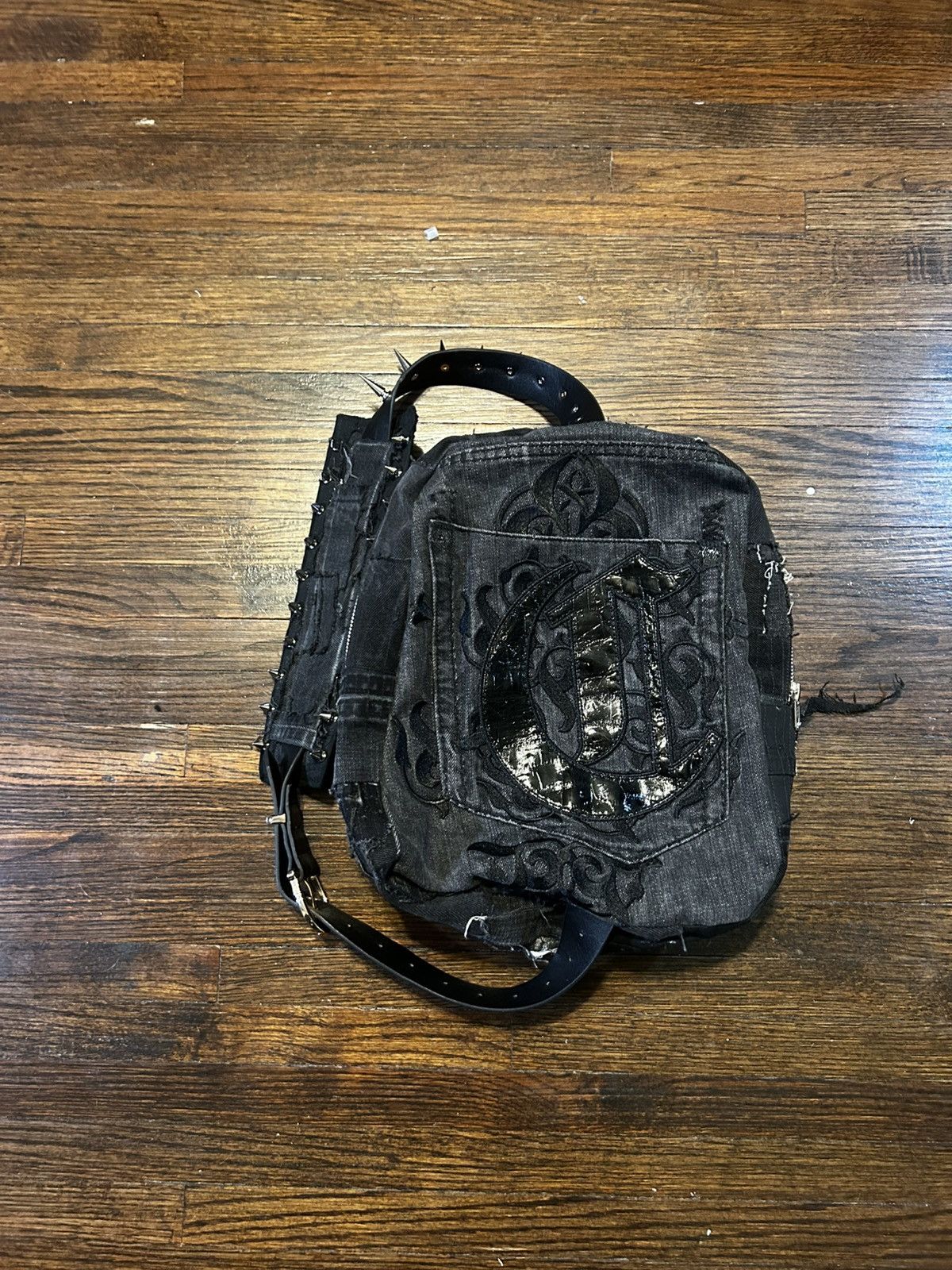 Japanese Brand single strap spiked mini backpack Size ONE SIZE - 5 Thumbnail