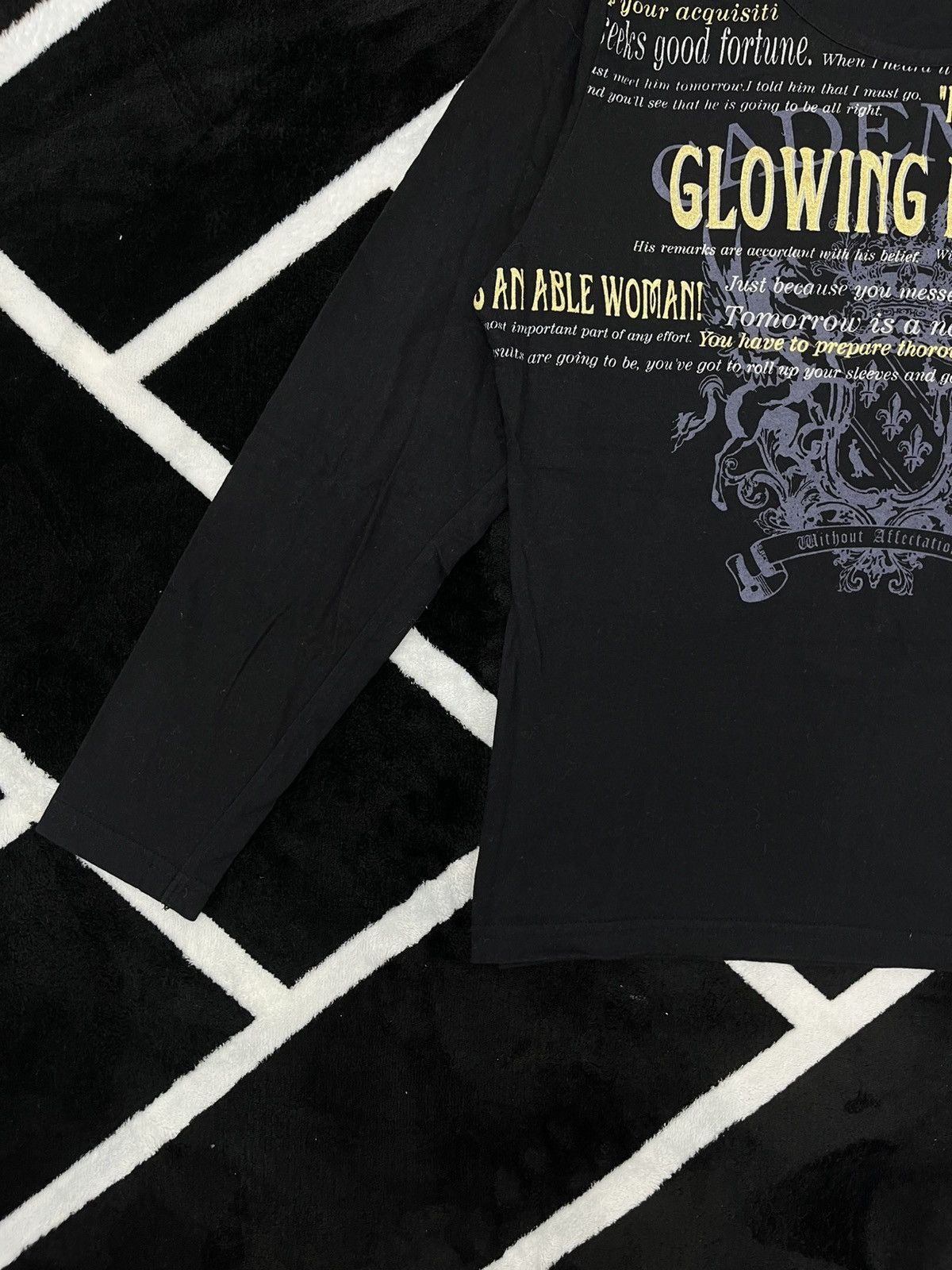 Dazzle Japan Archival Graphic Long Sleeve Top Y2K Grunge